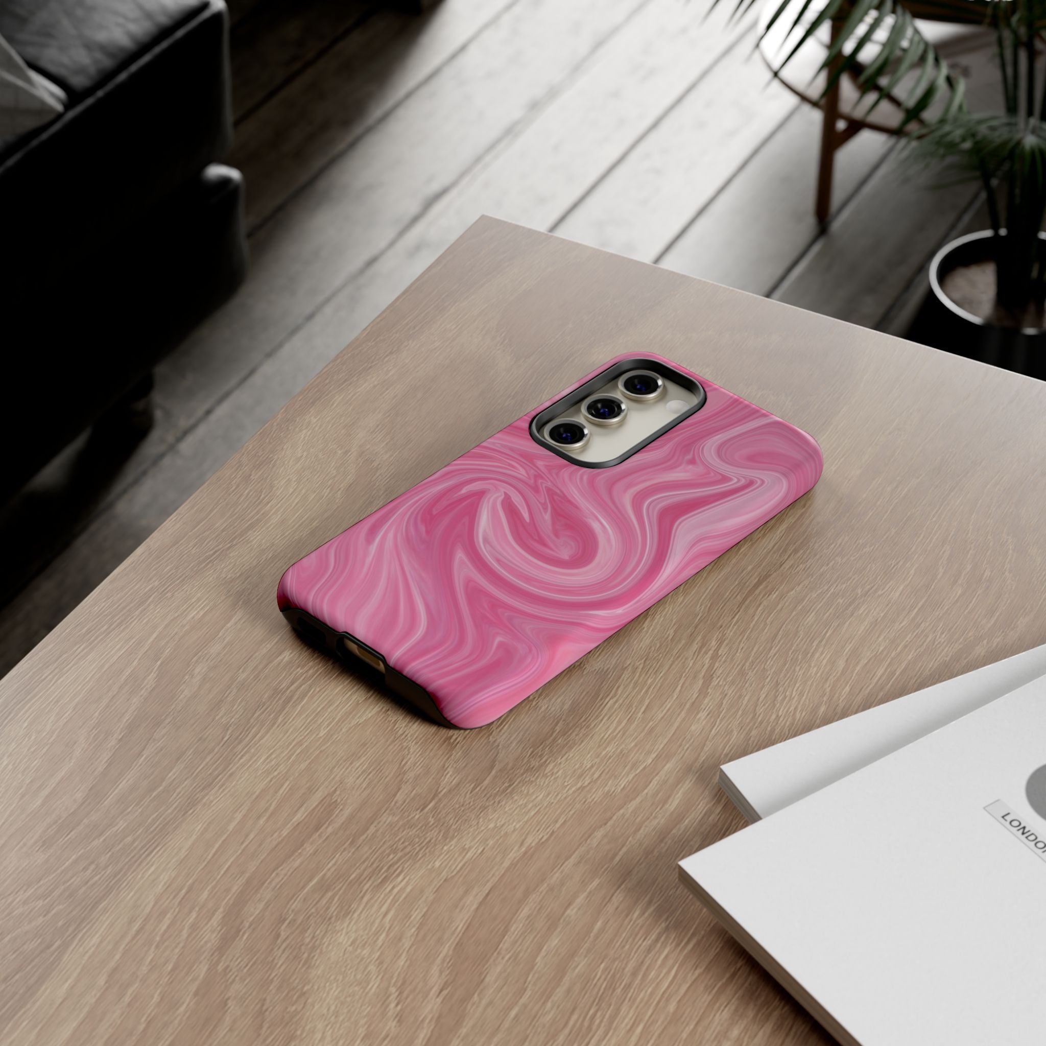 Pink Blush Marble - Tough Guard Samsung Galaxy Case