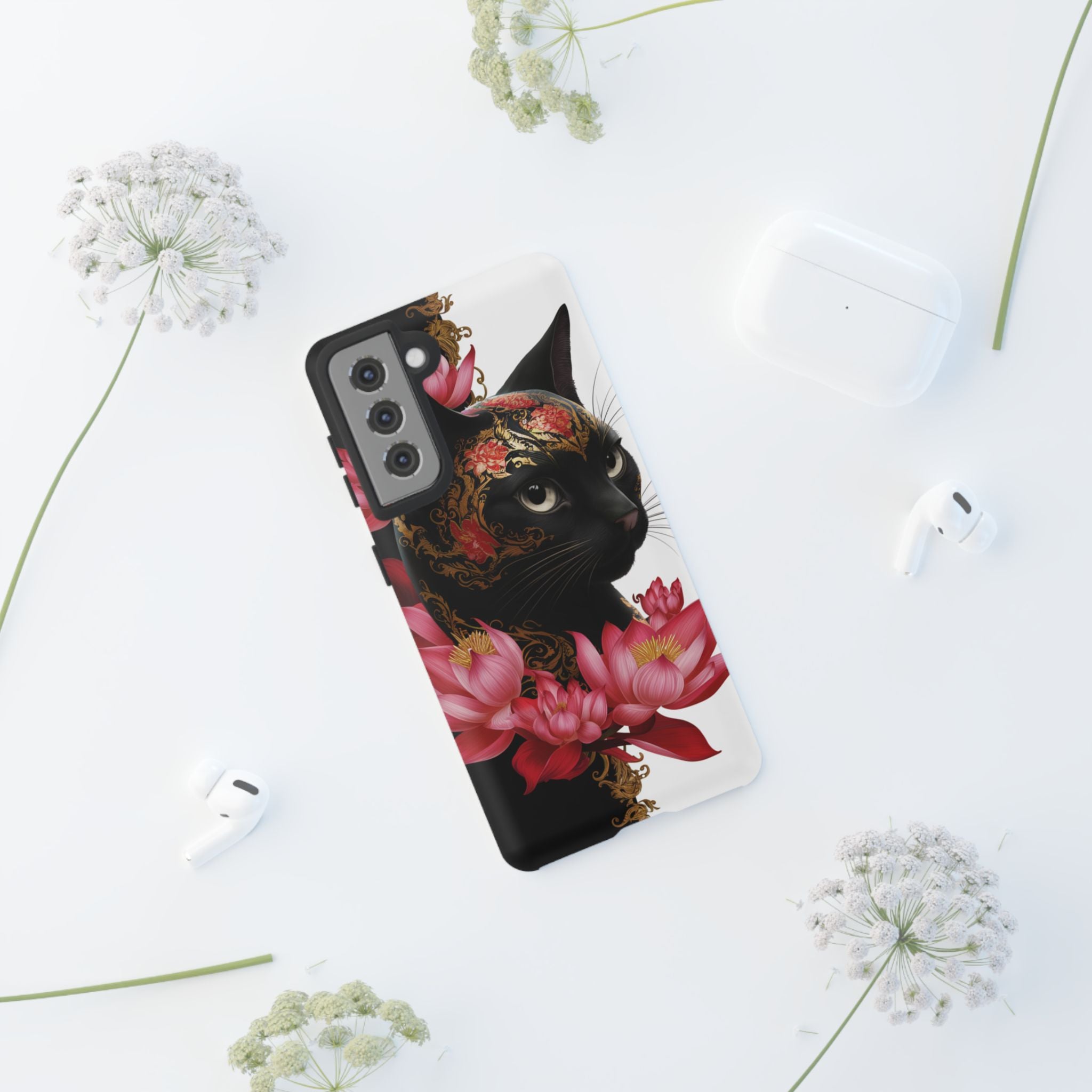 Yin & Yang Mystic Cat - Tough Guard Samsung Galaxy Case