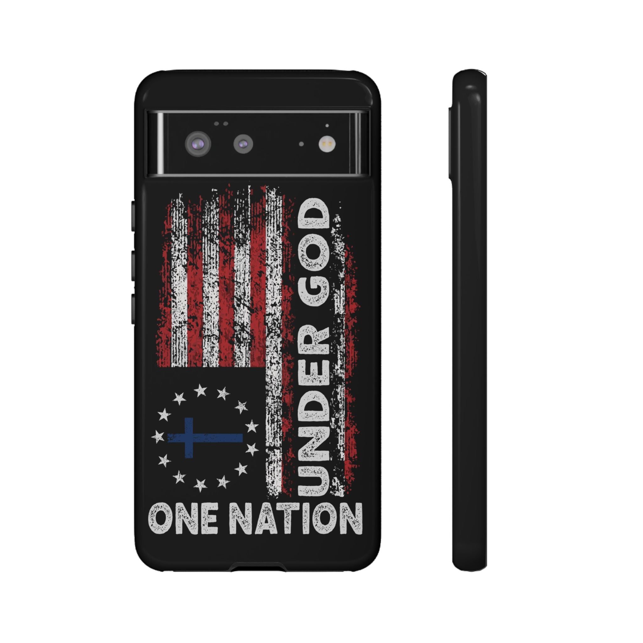 One Nation Under God American Flag - Tough Guard Google Pixel Case