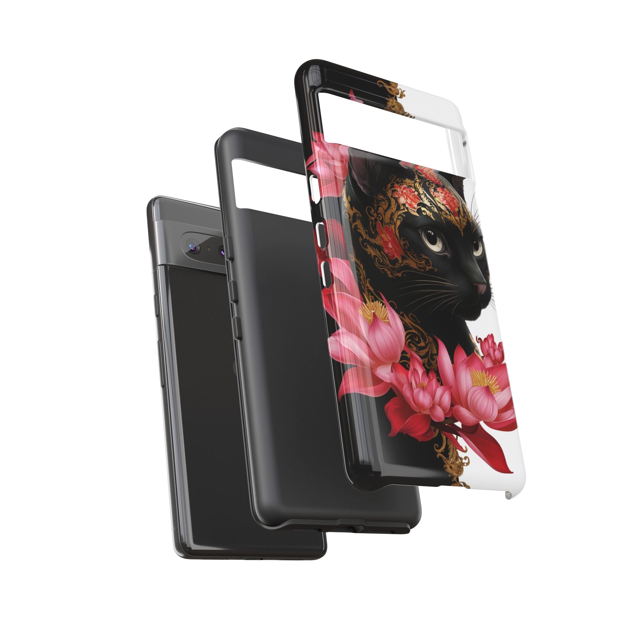 Yin & Yang Mystic Cat - Tough Guard Google Pixel Case