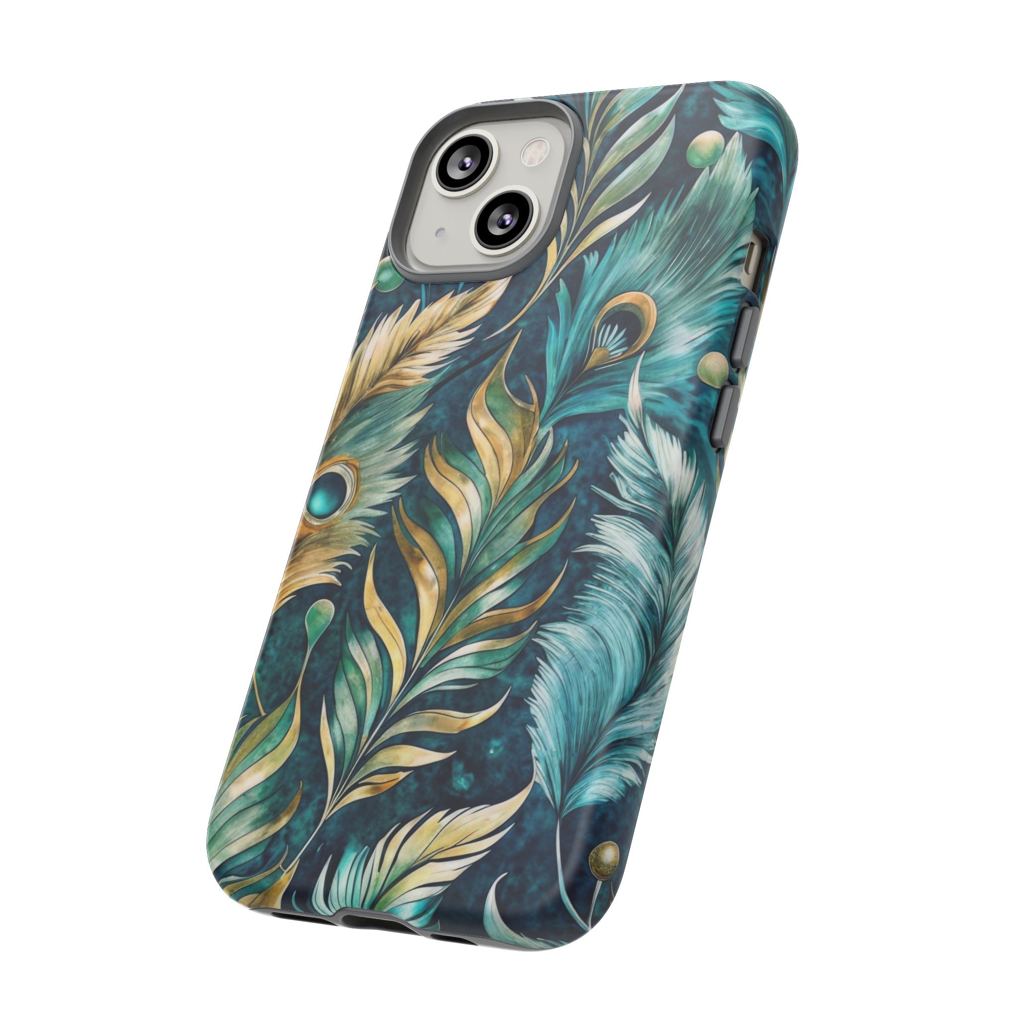 Peacock Feathers - Tough Guard Apple iPhone Case