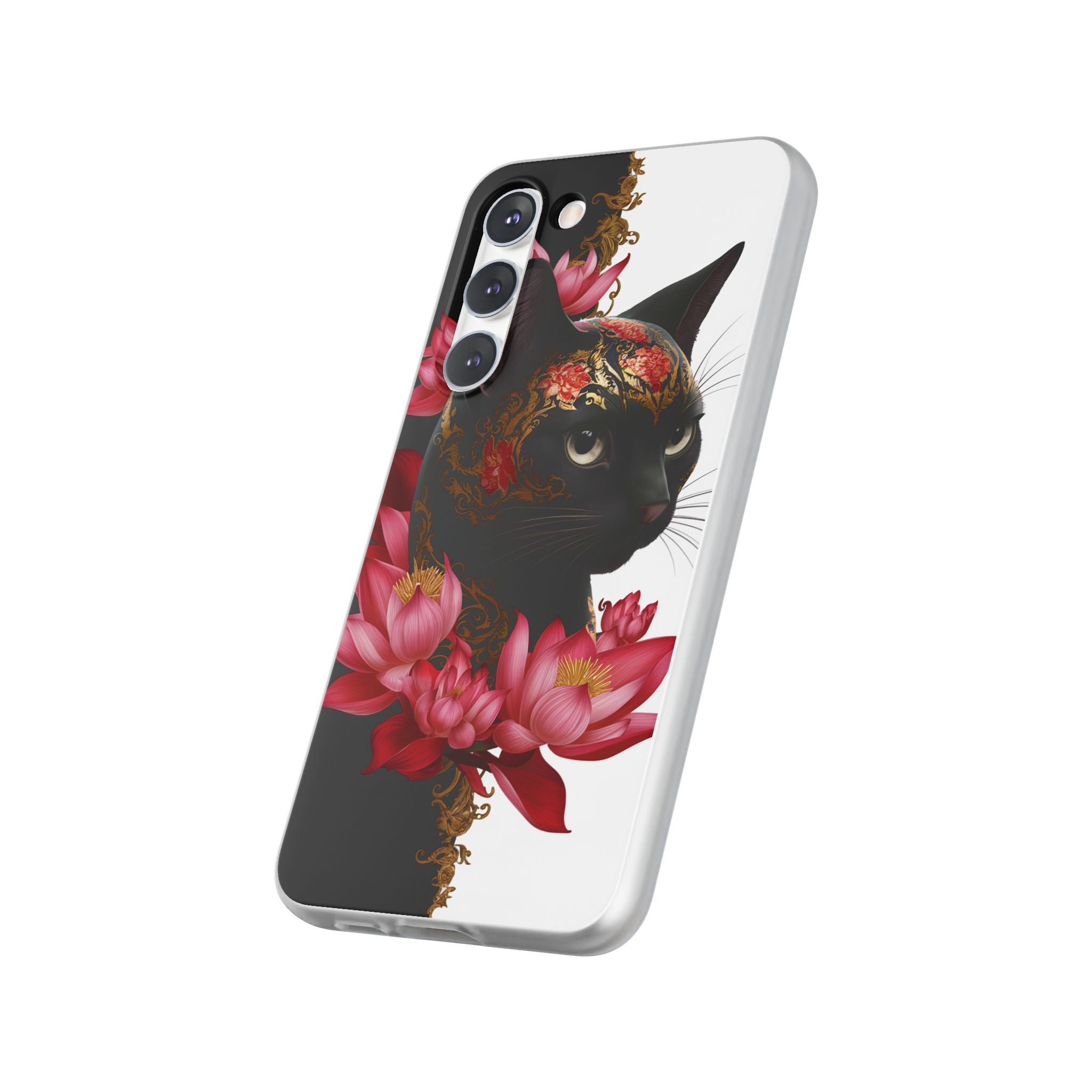 Yin & Yang Mystic Cat - Flexi Case Samsung Galaxy Case