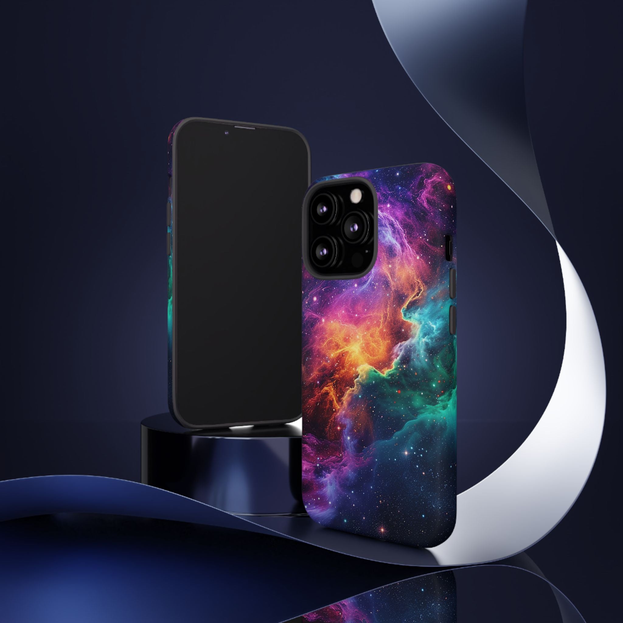 Celestial Aurora Galaxy - Tough Guard Apple iPhone Case