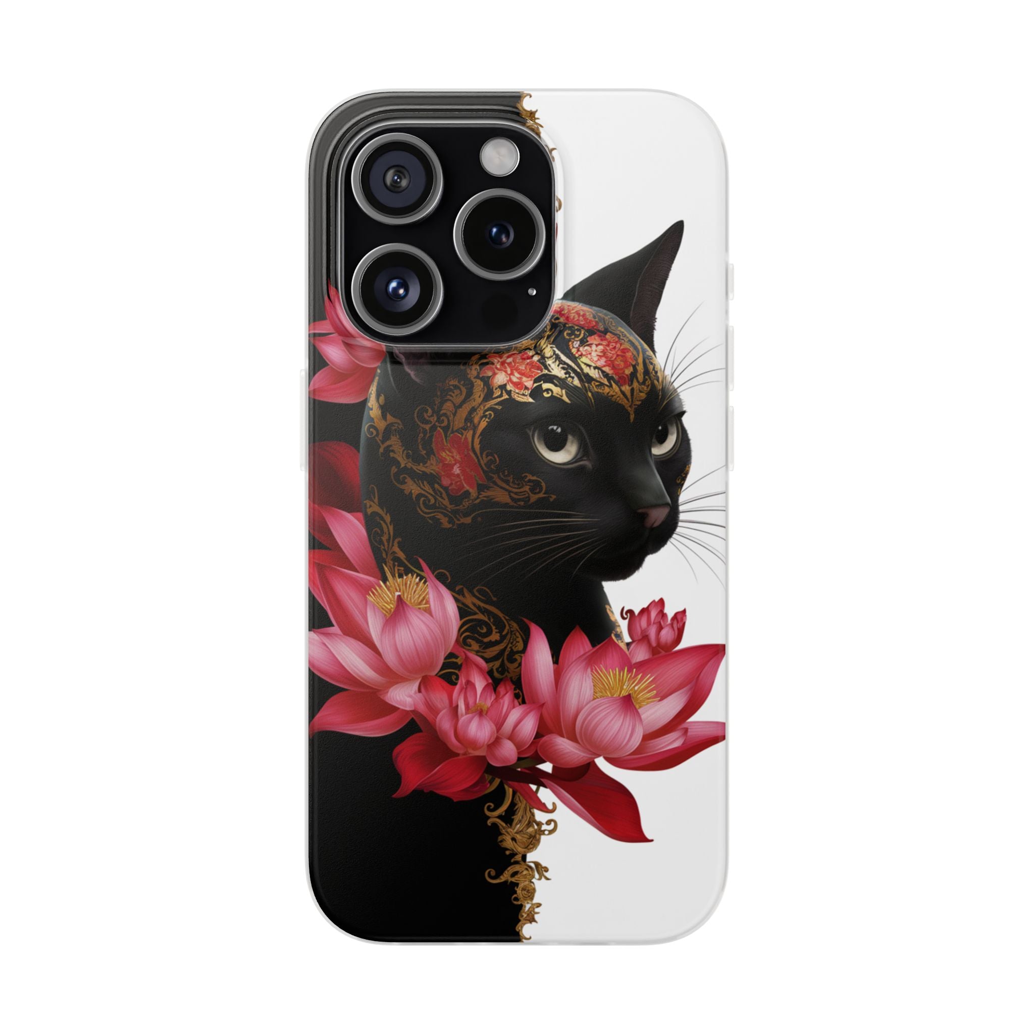 Yin & Yang Mystic Cat - Flexi Case Apple iPhone Case