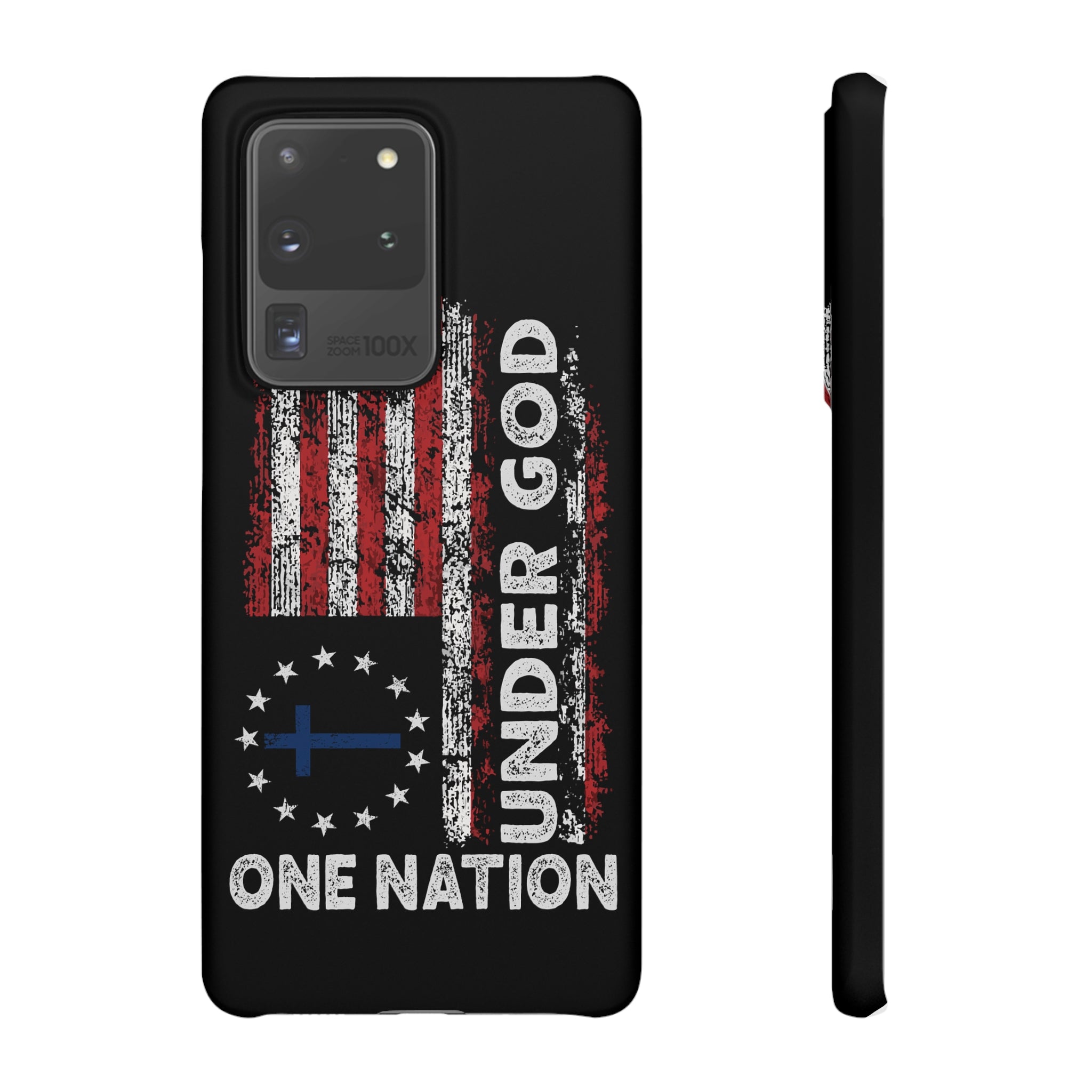 One Nation Under God American Flag - Snap Case Samsung Galaxy Case
