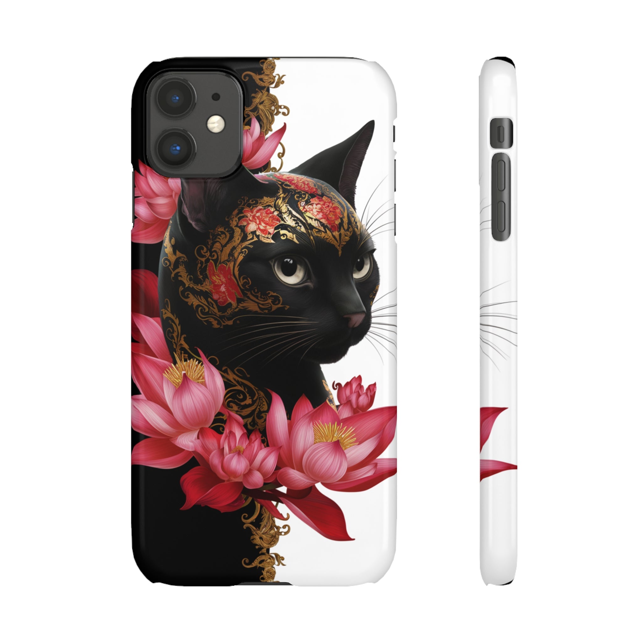 Yin & Yang Mystic Cat - Snap Case Apple iPhone Case