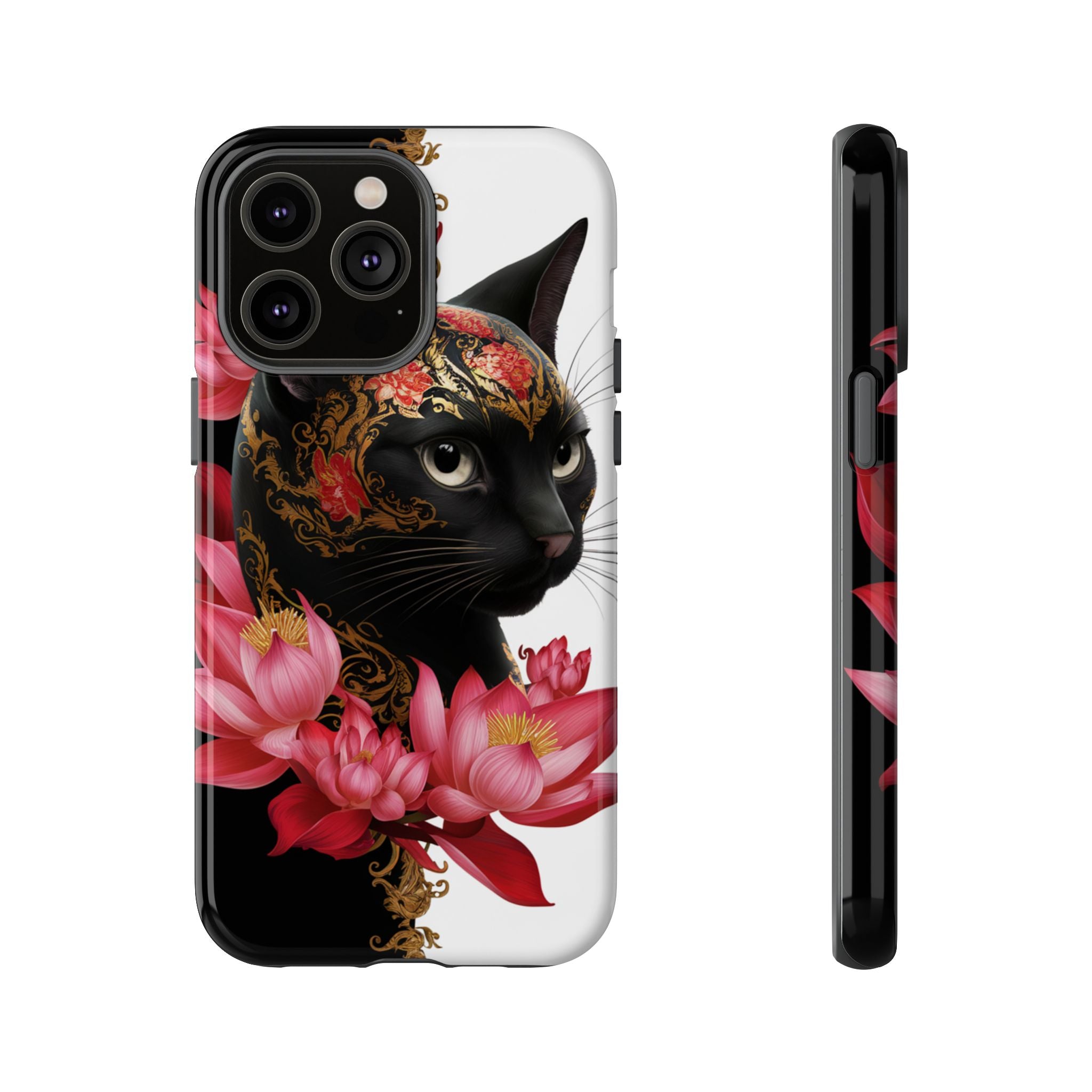 Yin & Yang Mystic Cat - Tough Guard Apple iPhone Case