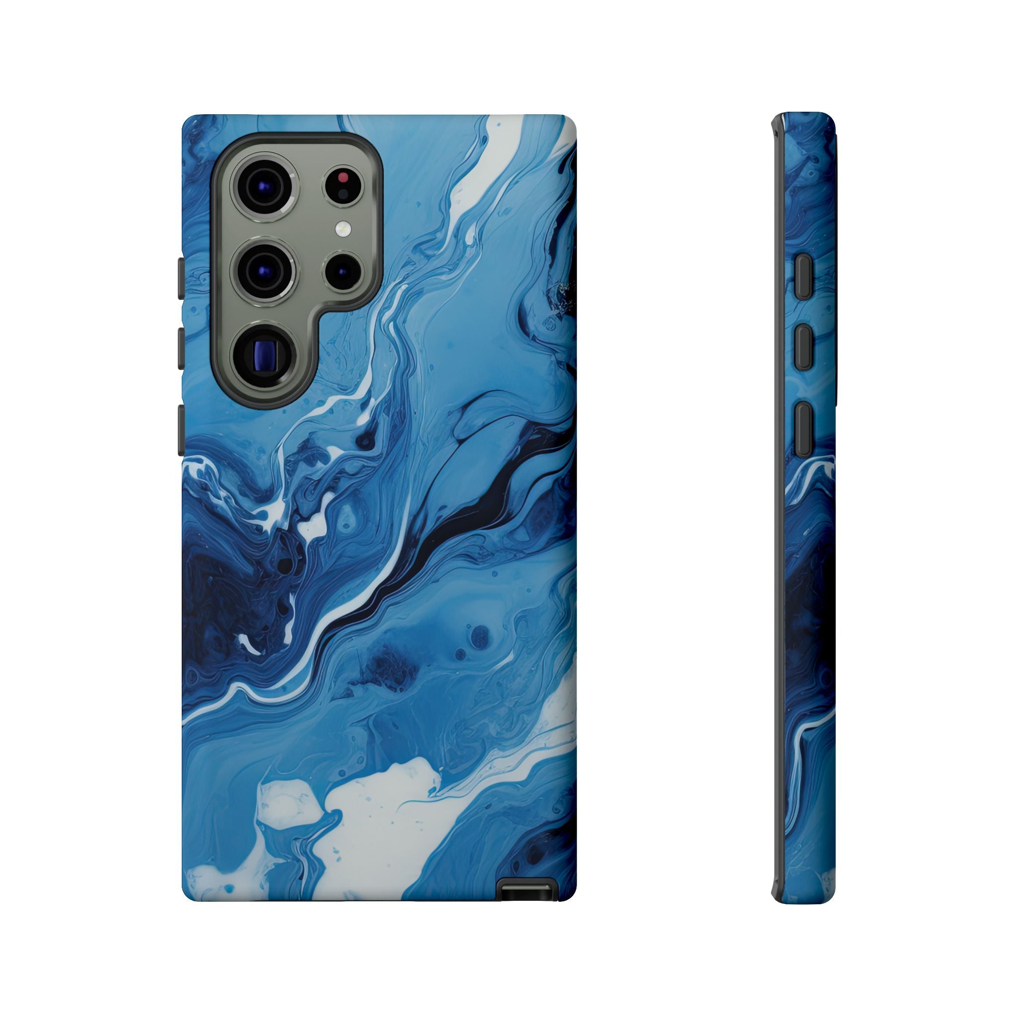 Blue Ocean Wave Marble - Tough Guard Samsung Galaxy Case