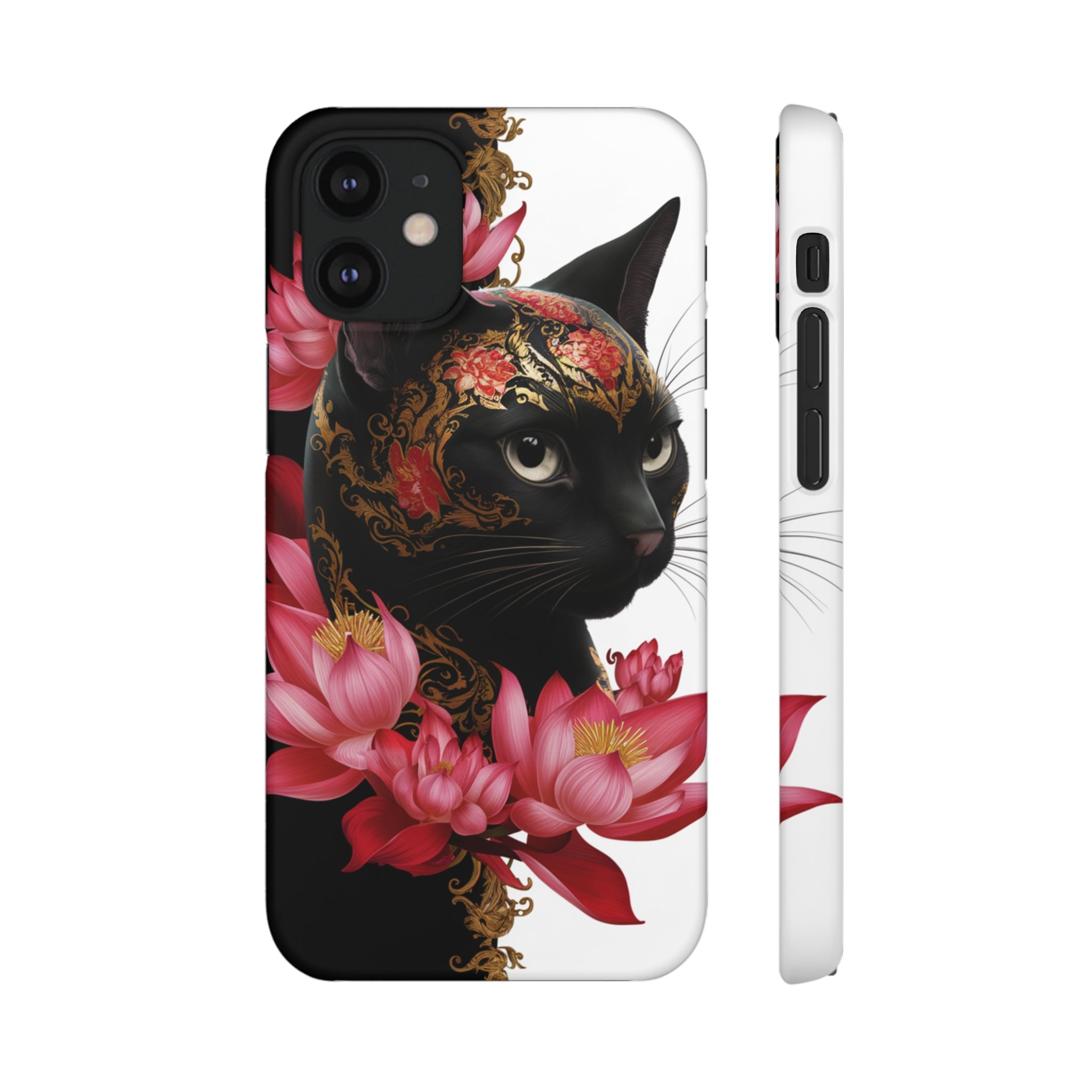 Yin & Yang Mystic Cat - Snap Case Apple iPhone Case
