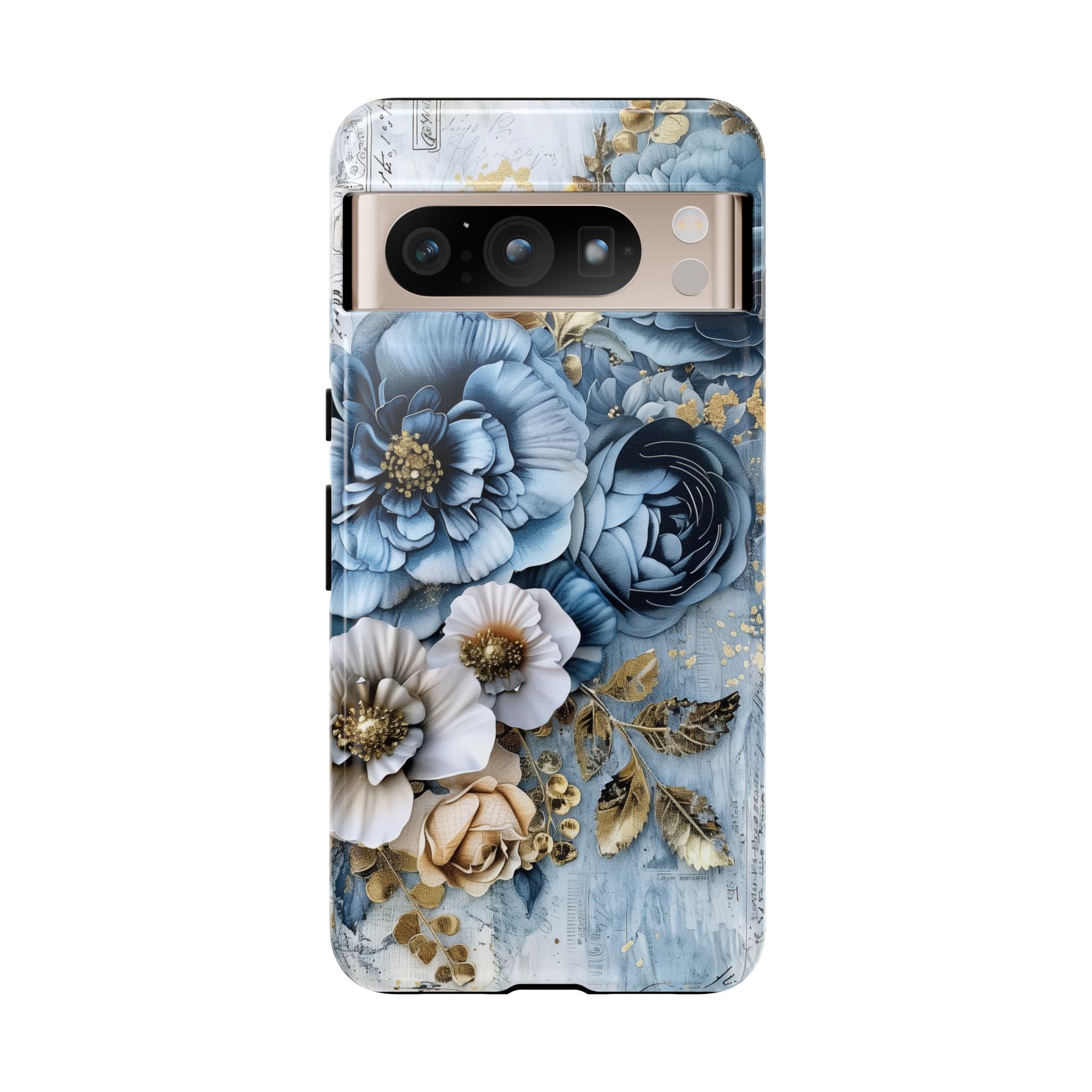 Blooming Blue Floral Bouquet - Tough Guard Google Pixel Case