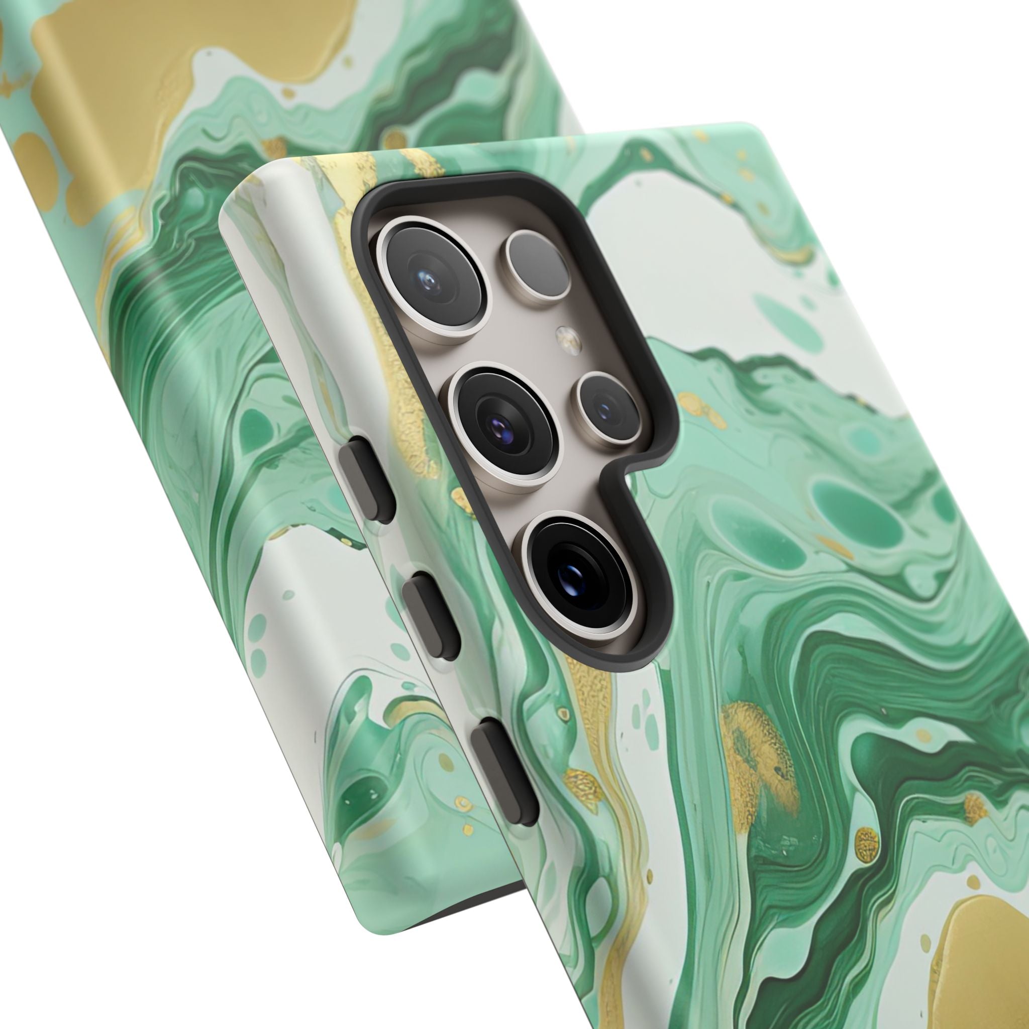 Emerald Gold Marble - Tough Guard Samsung Galaxy Case
