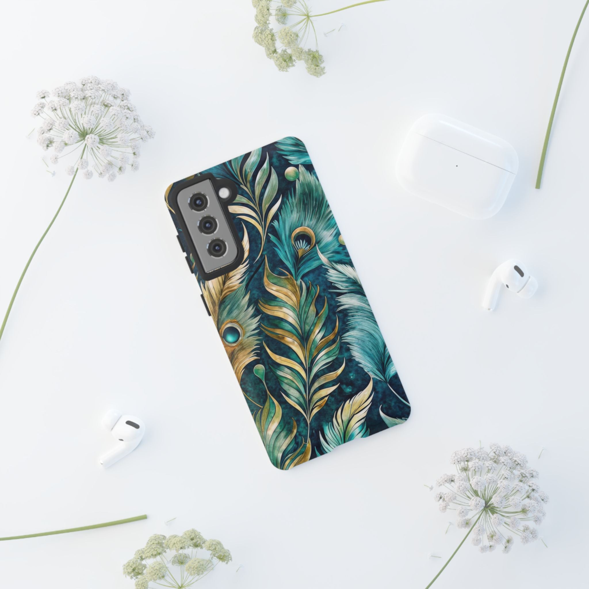 Peacock Feathers - Tough Guard Samsung Galaxy Case