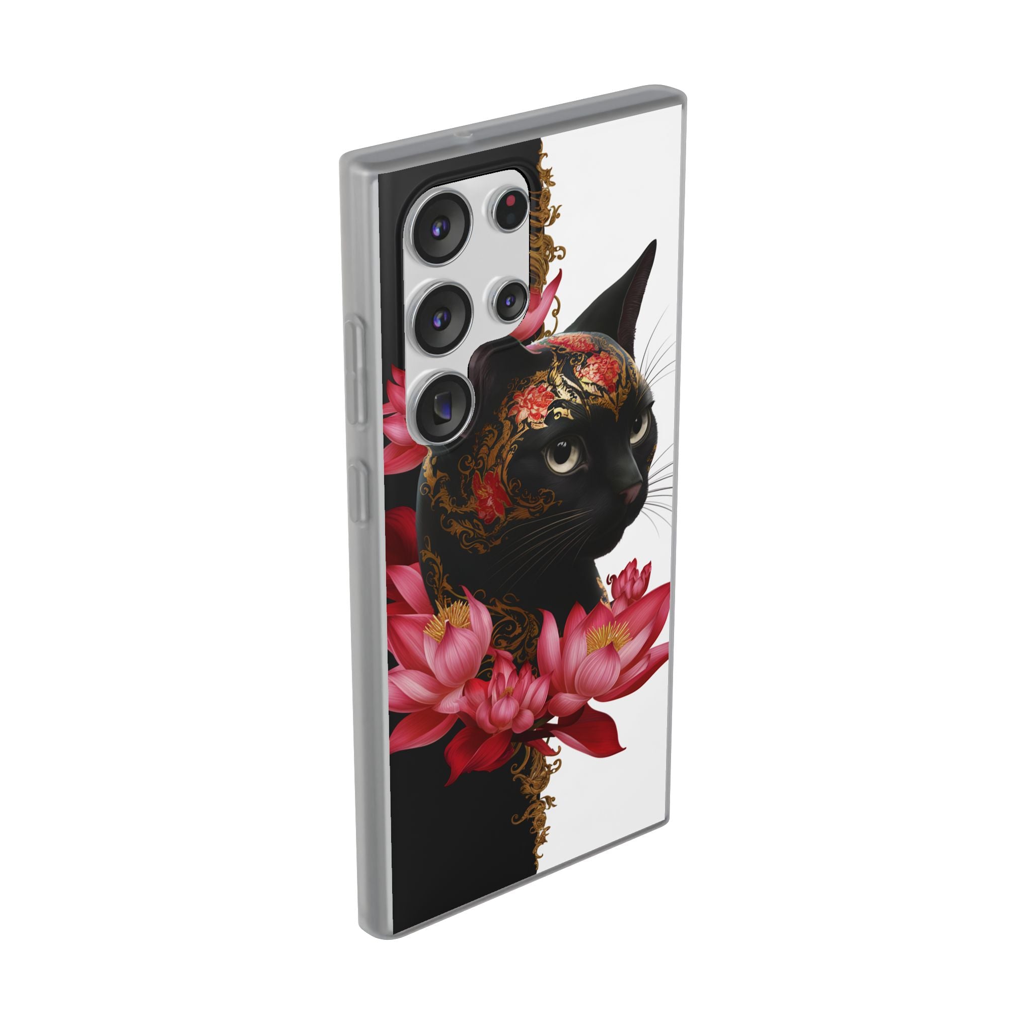 Yin & Yang Mystic Cat - Flexi Case Samsung Galaxy Case