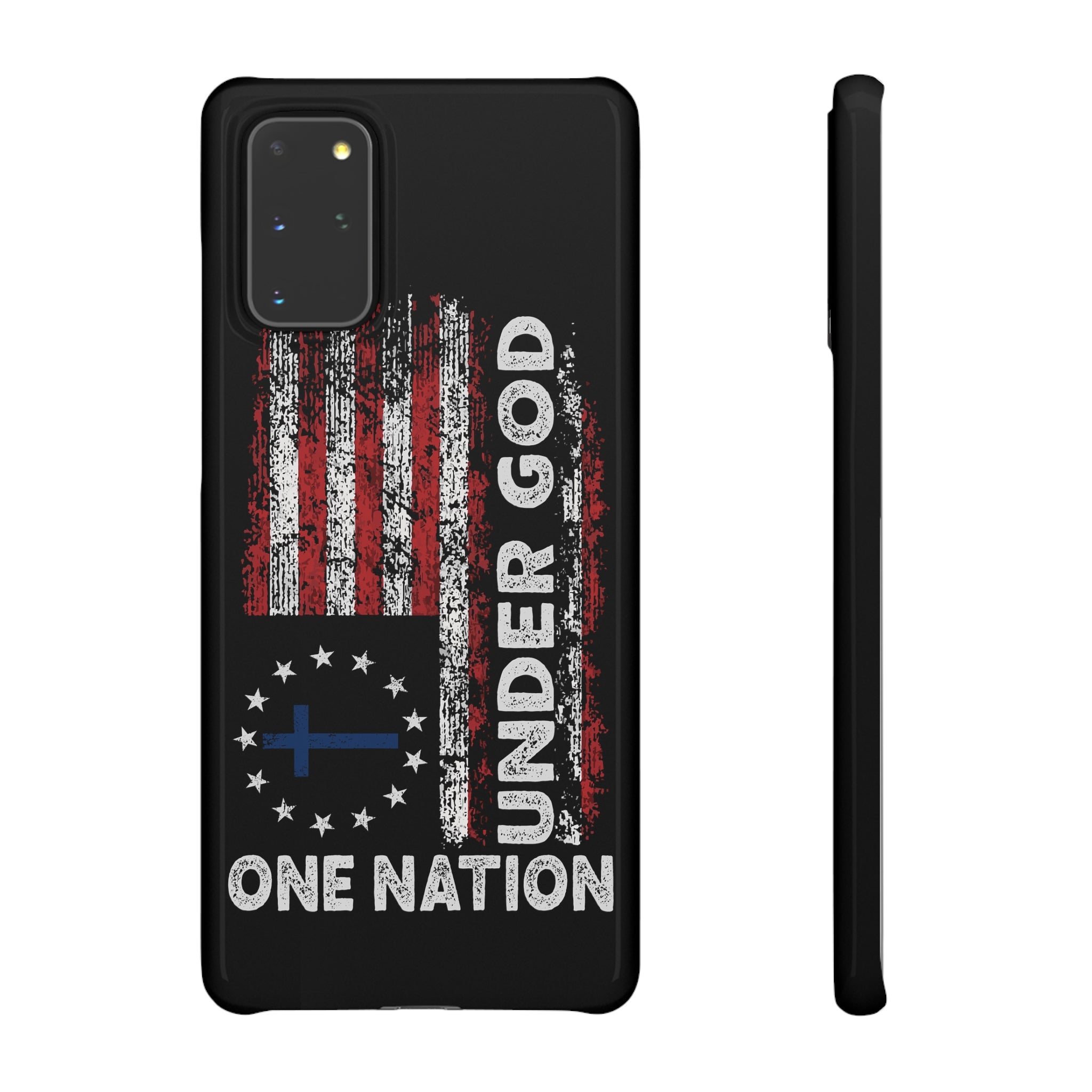 One Nation Under God American Flag - Snap Case Samsung Galaxy Case