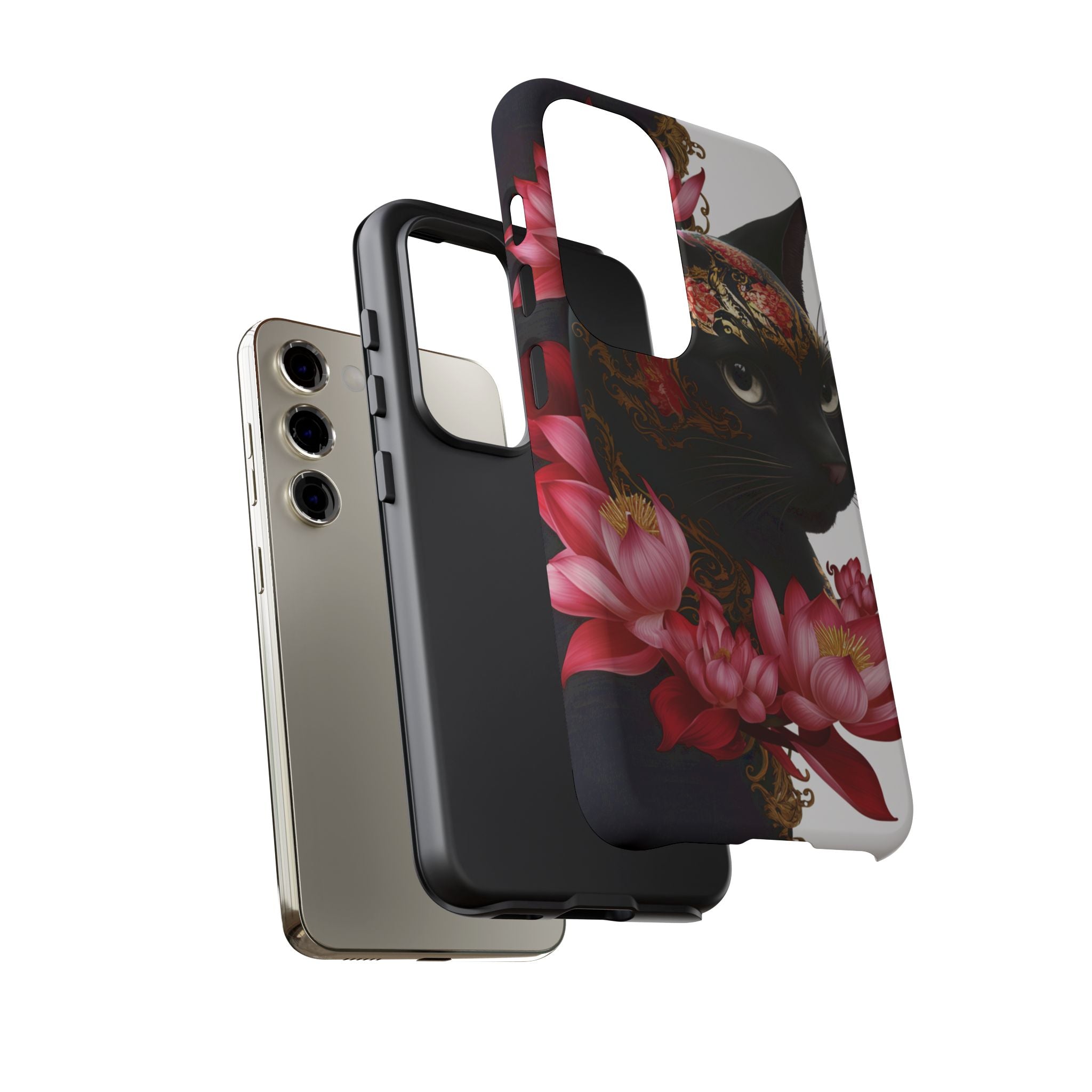 Yin & Yang Mystic Cat - Tough Guard Samsung Galaxy Case