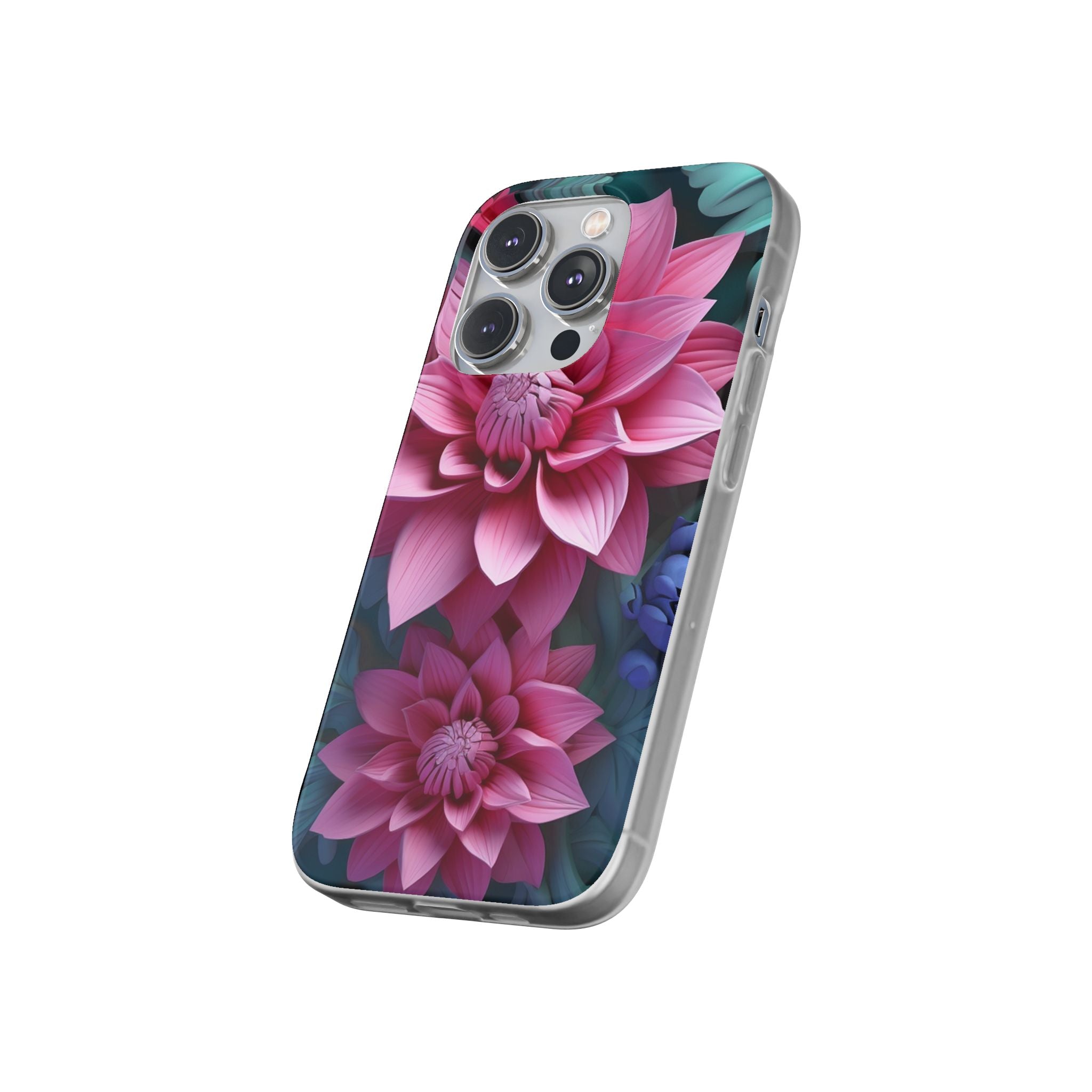 Tropical Pink Flower Flexi Case - Apple iPhone Case