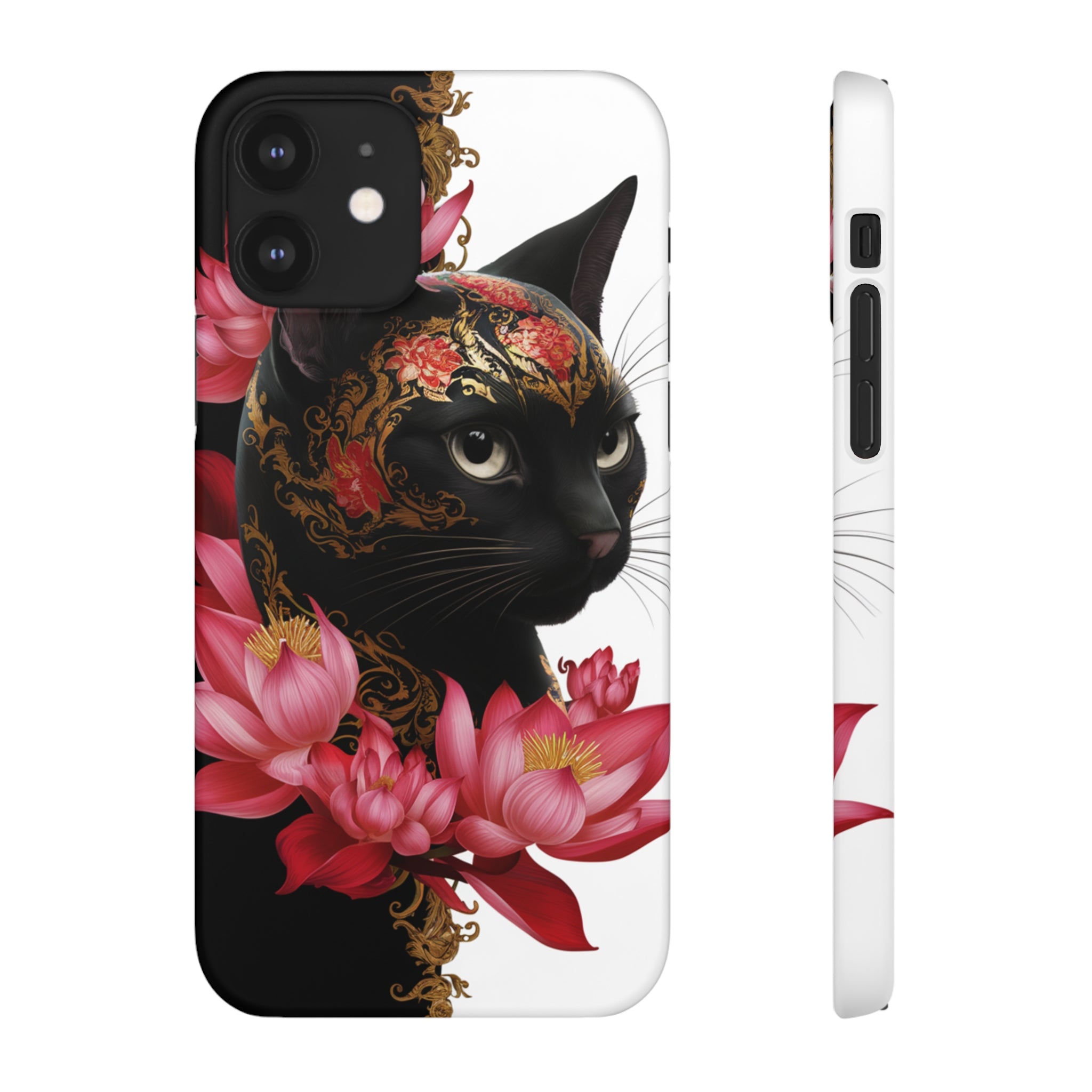 Yin & Yang Mystic Cat - Snap Case Apple iPhone Case