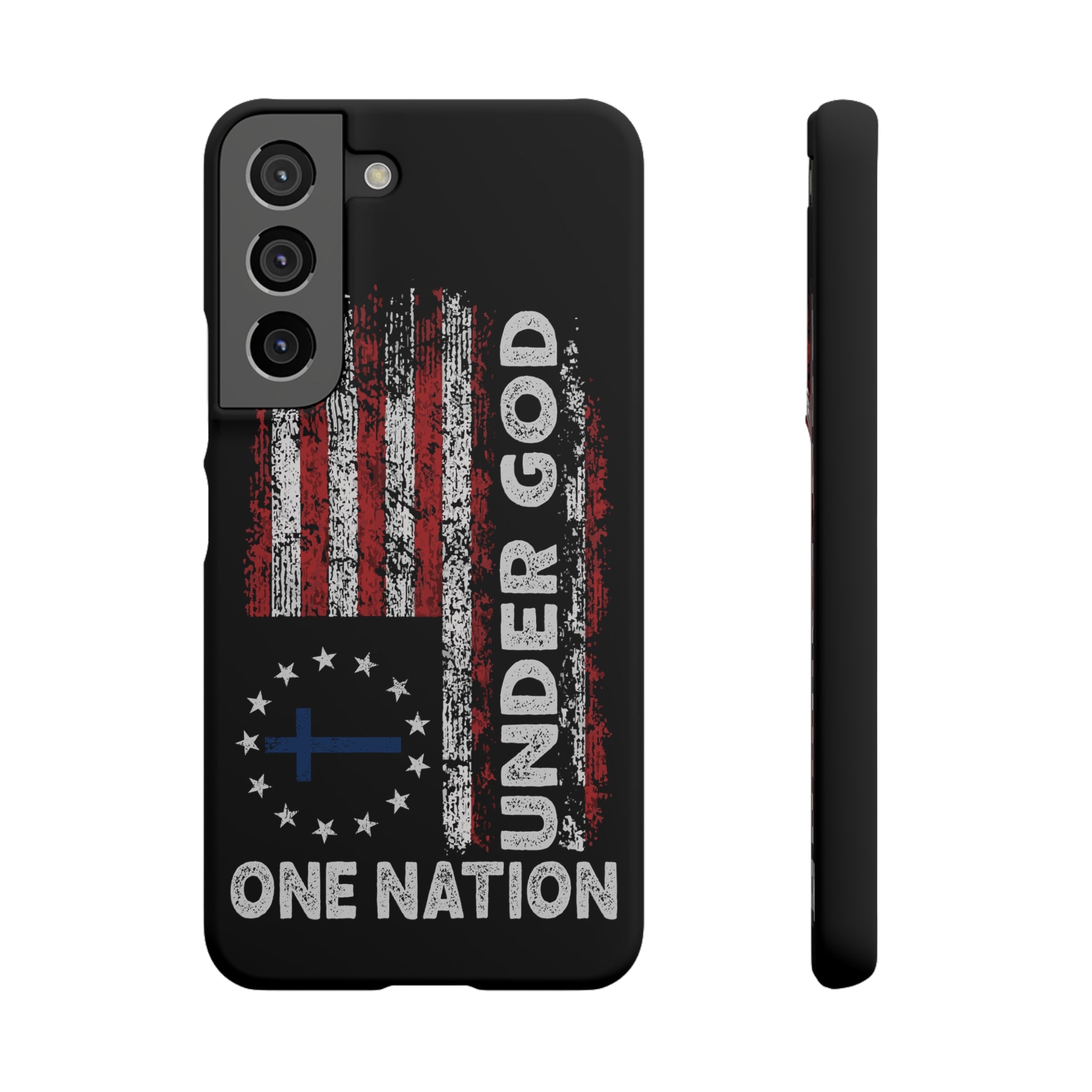 One Nation Under God American Flag - Snap Case Samsung Galaxy Case