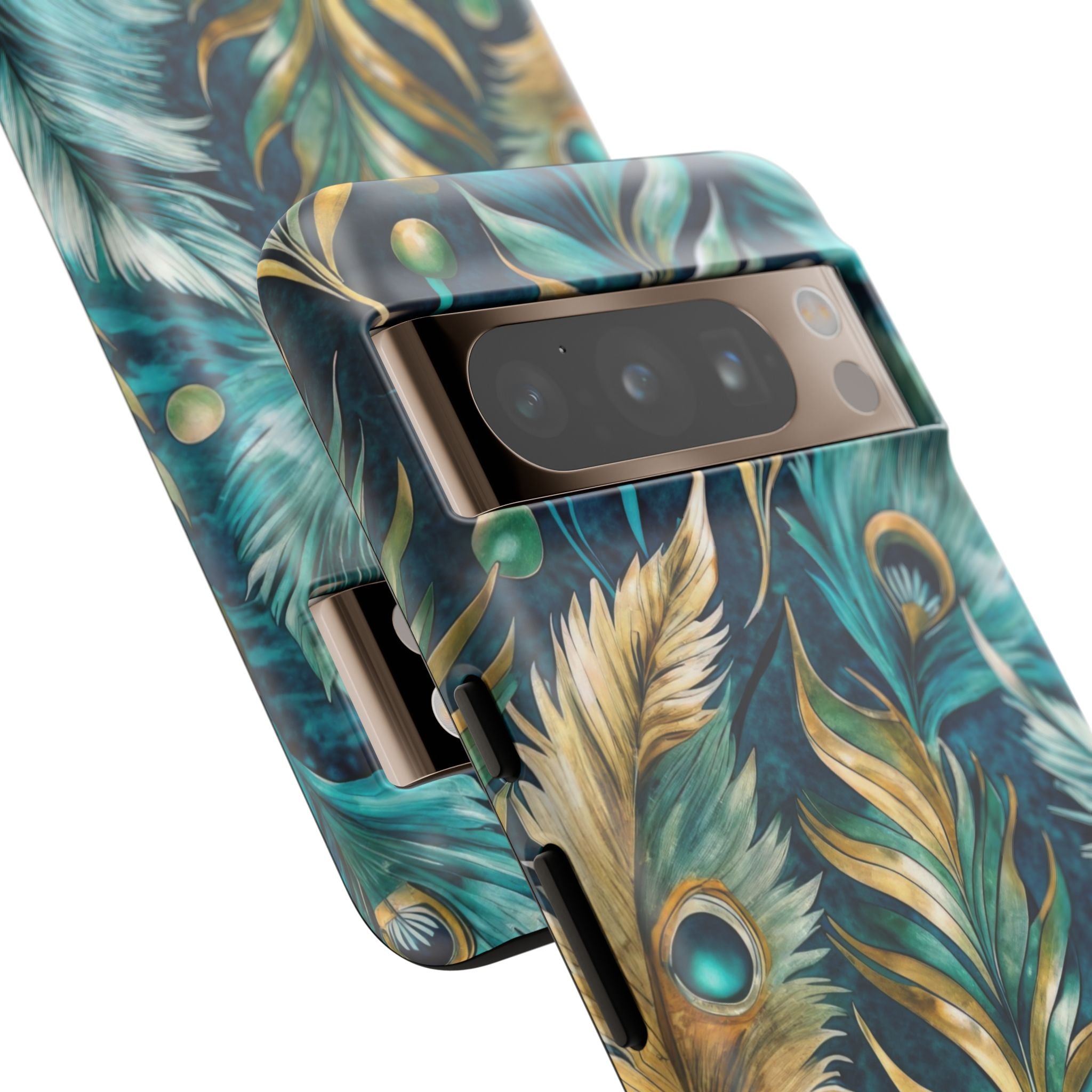 Peacock Feathers - Tough Guard Google Pixel Case