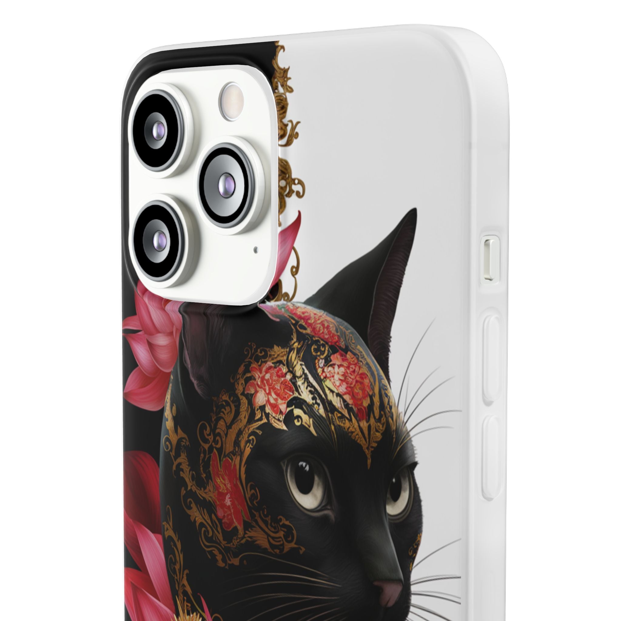 Yin & Yang Mystic Cat - Flexi Case Apple iPhone Case