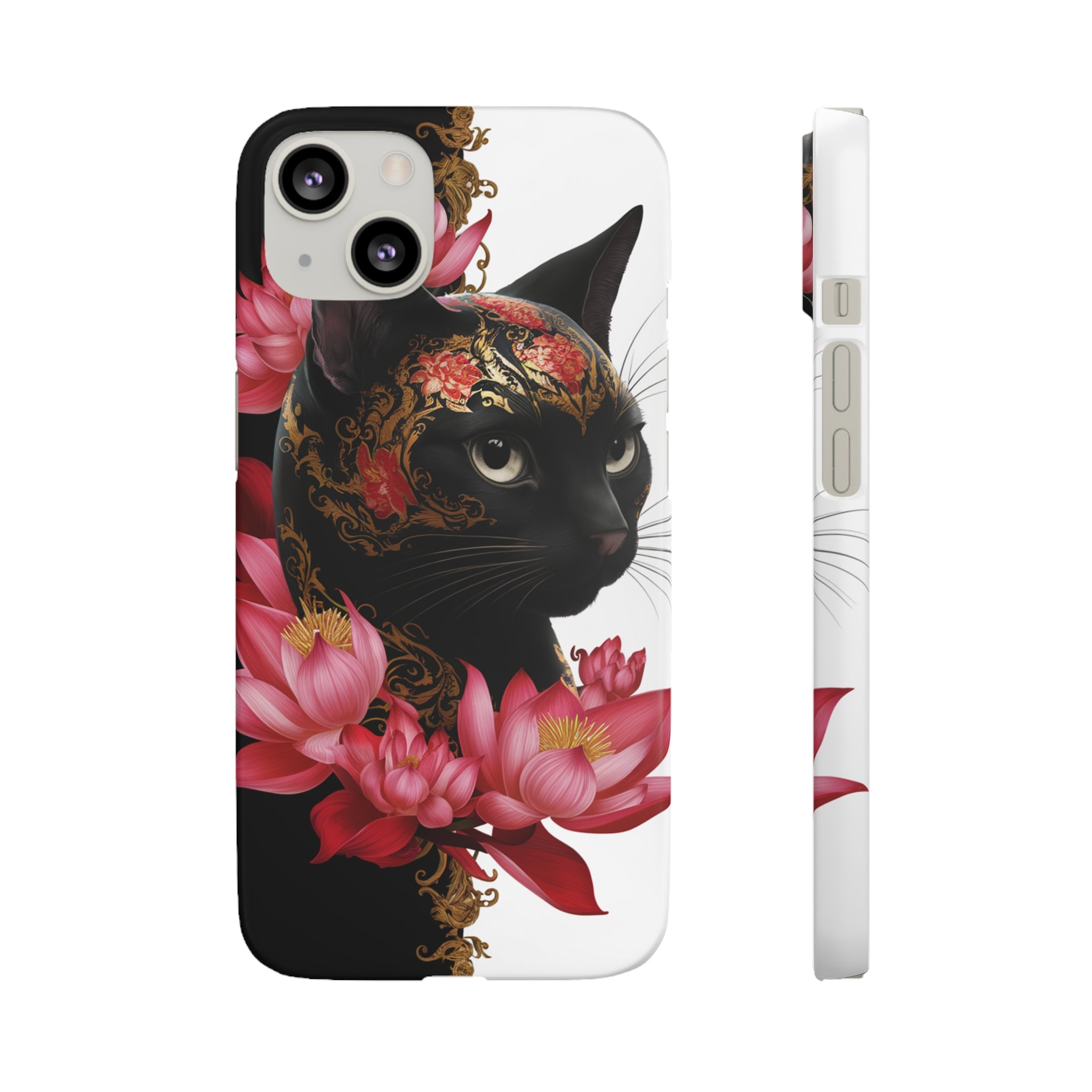 Yin & Yang Mystic Cat - Snap Case Apple iPhone Case