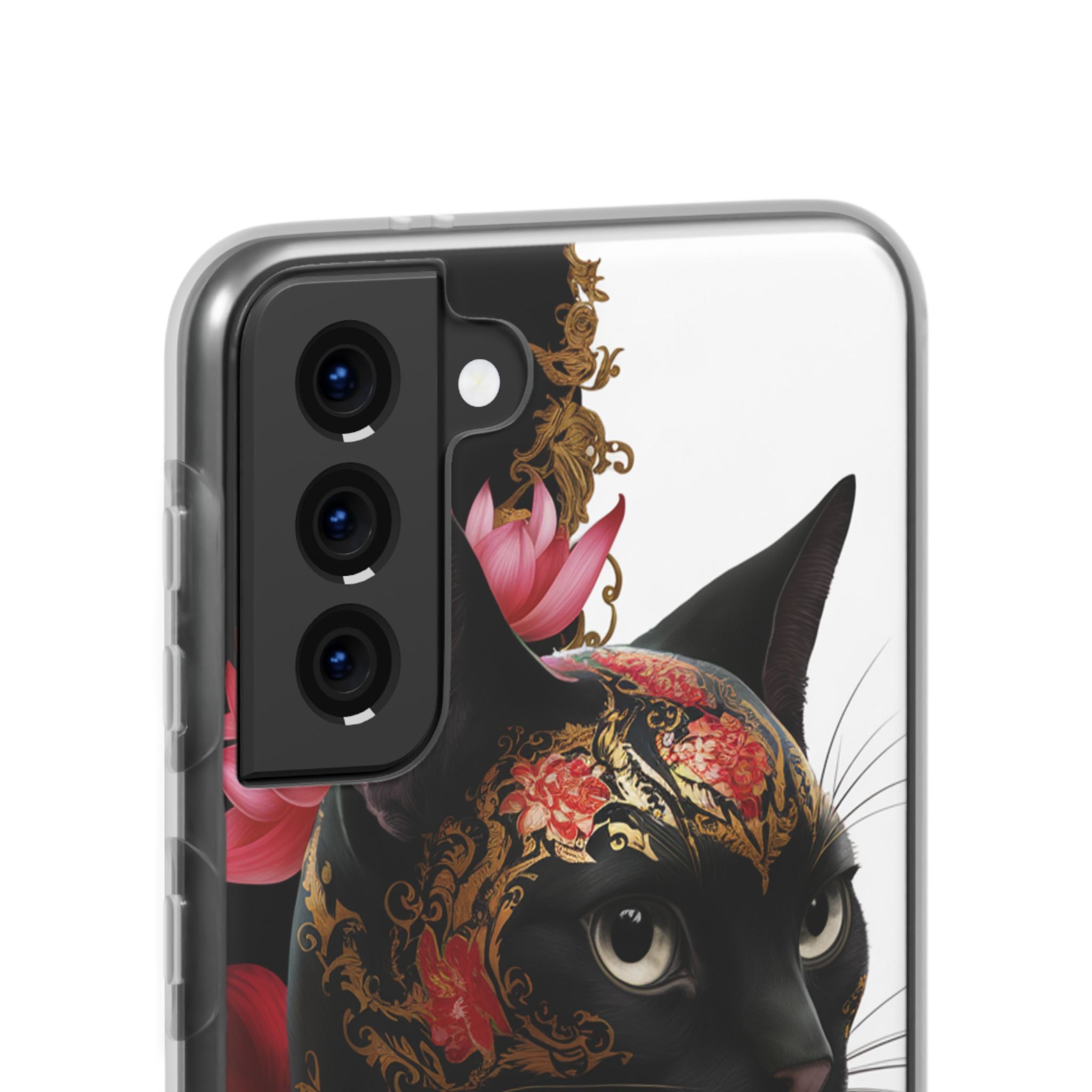 Yin & Yang Mystic Cat - Flexi Case Samsung Galaxy Case