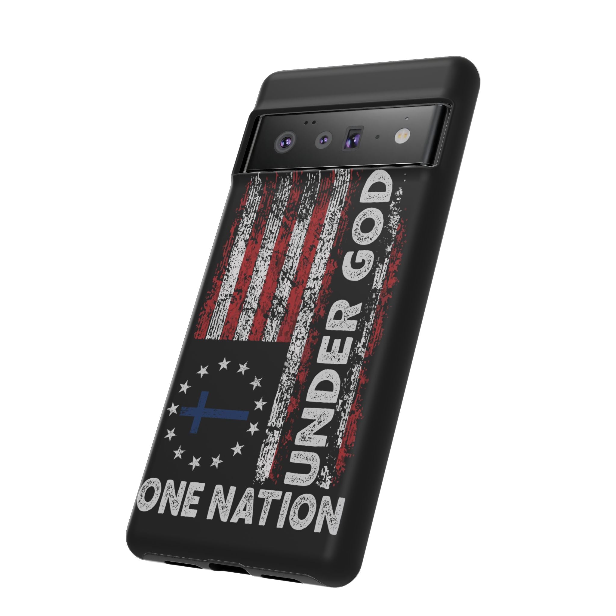 One Nation Under God American Flag - Tough Guard Google Pixel Case