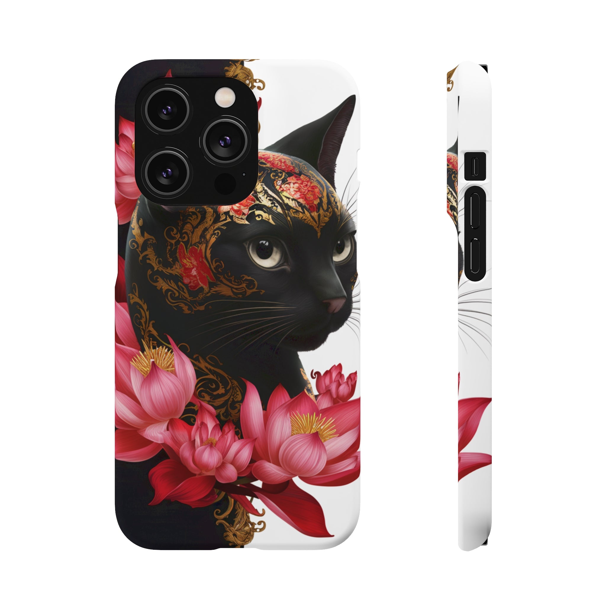 Yin & Yang Mystic Cat - Snap Case Apple iPhone Case