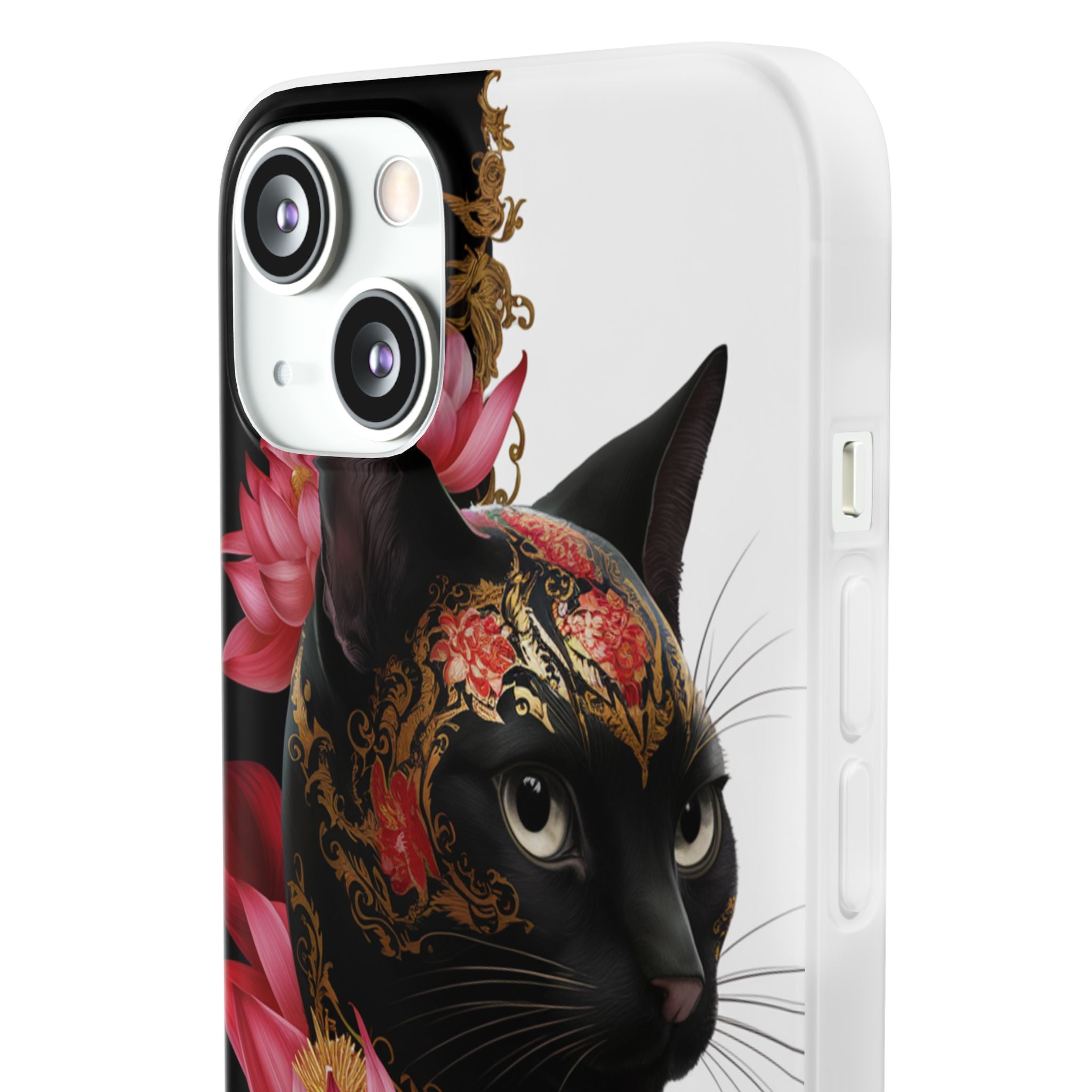 Yin & Yang Mystic Cat - Flexi Case Apple iPhone Case