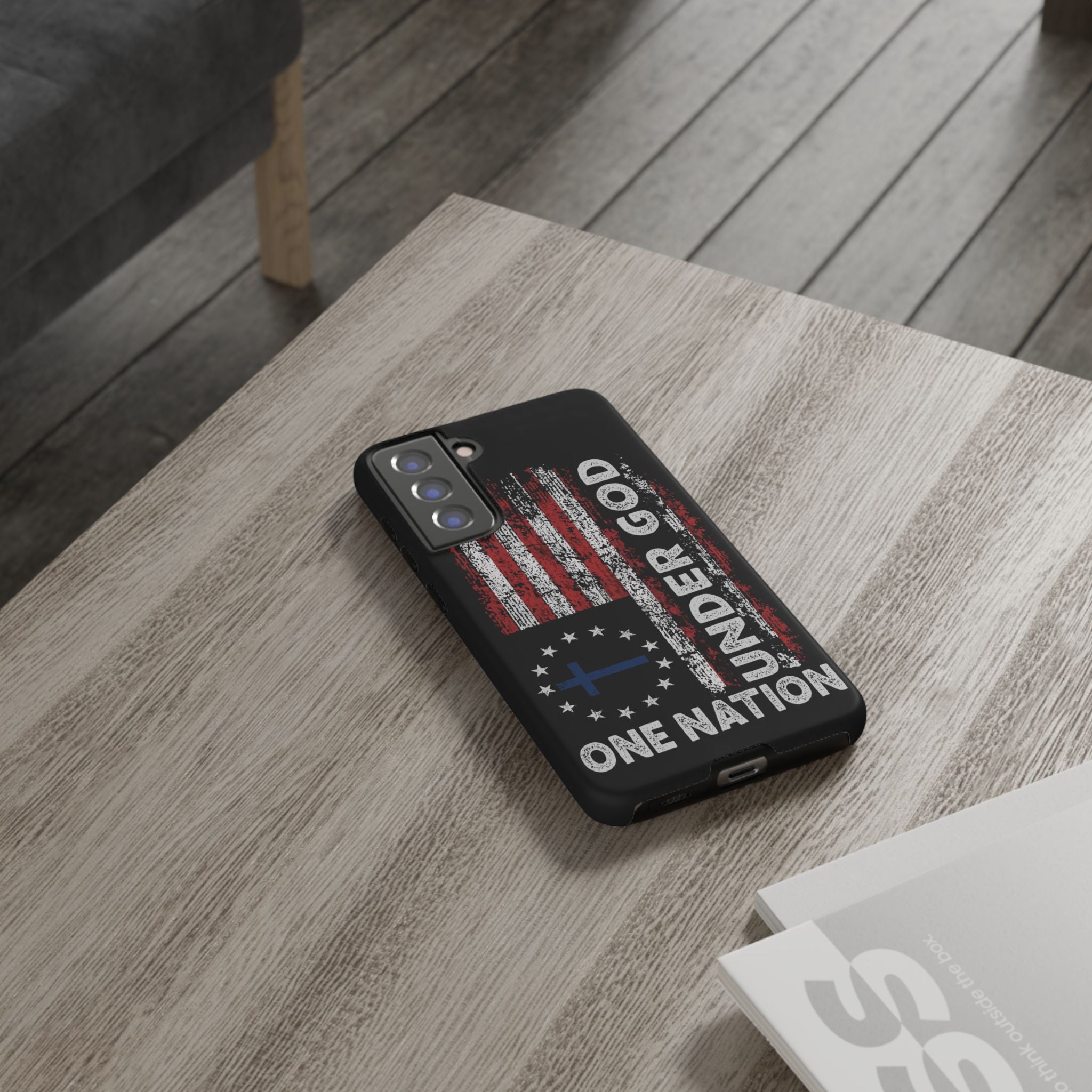 One Nation Under God American Flag - Tough Guard Samsung Galaxy Case