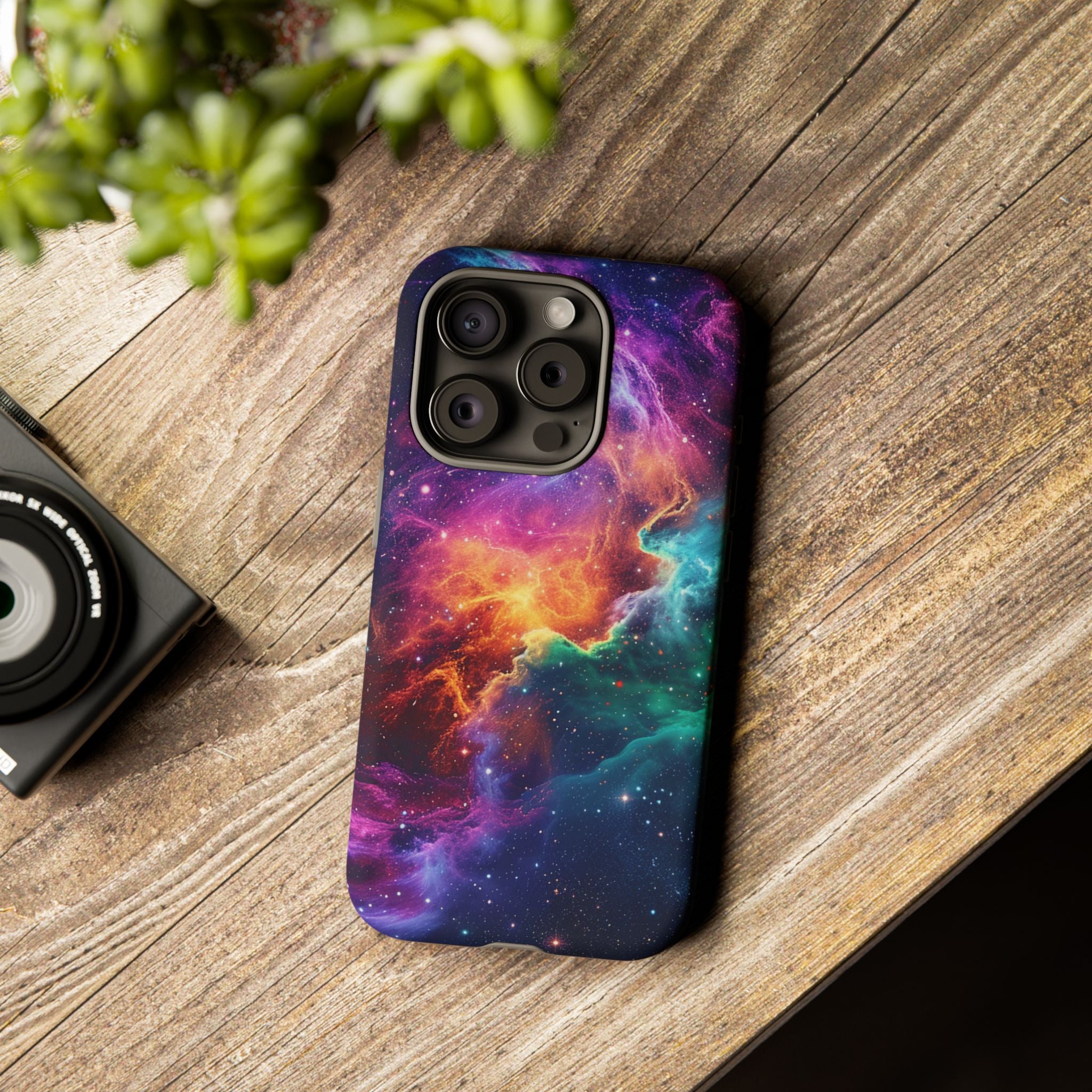 Celestial Aurora Galaxy - Tough Guard Apple iPhone Case