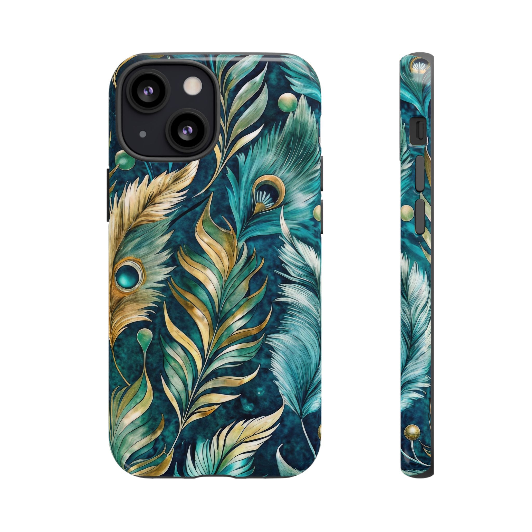 Peacock Feathers - Tough Guard Apple iPhone Case