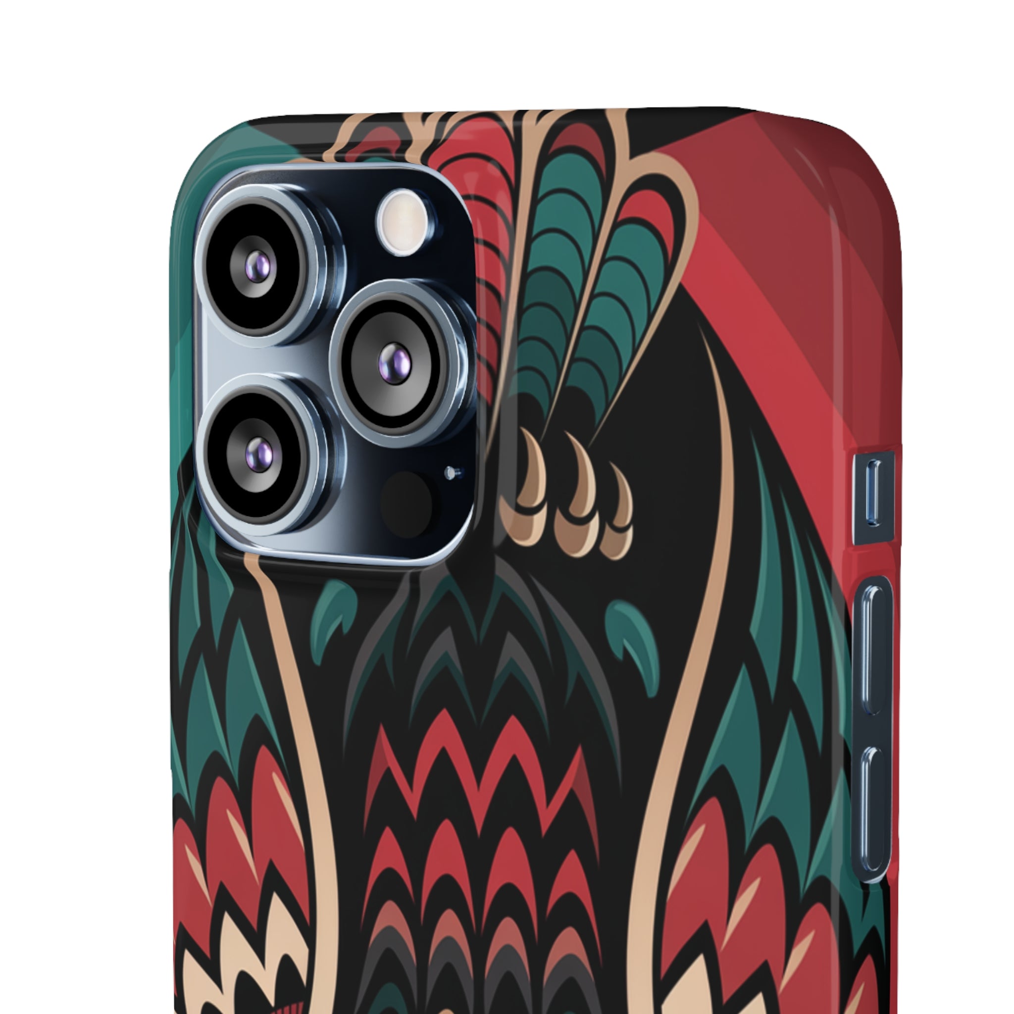 Majestic Haida Native American Owl - Snap Case Apple iPhone Case