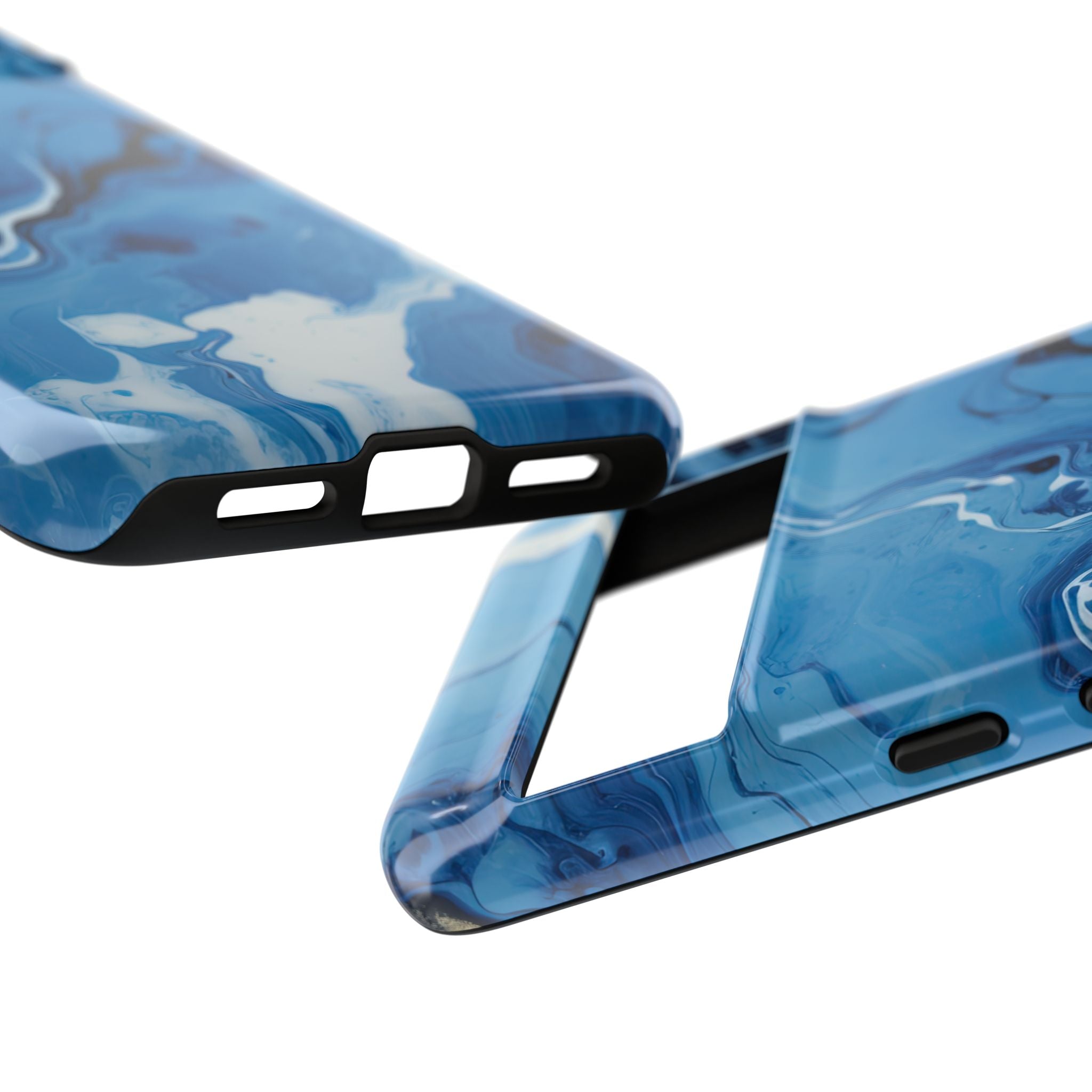Blue Ocean Wave Marble - Tough Guard Google Pixel Case
