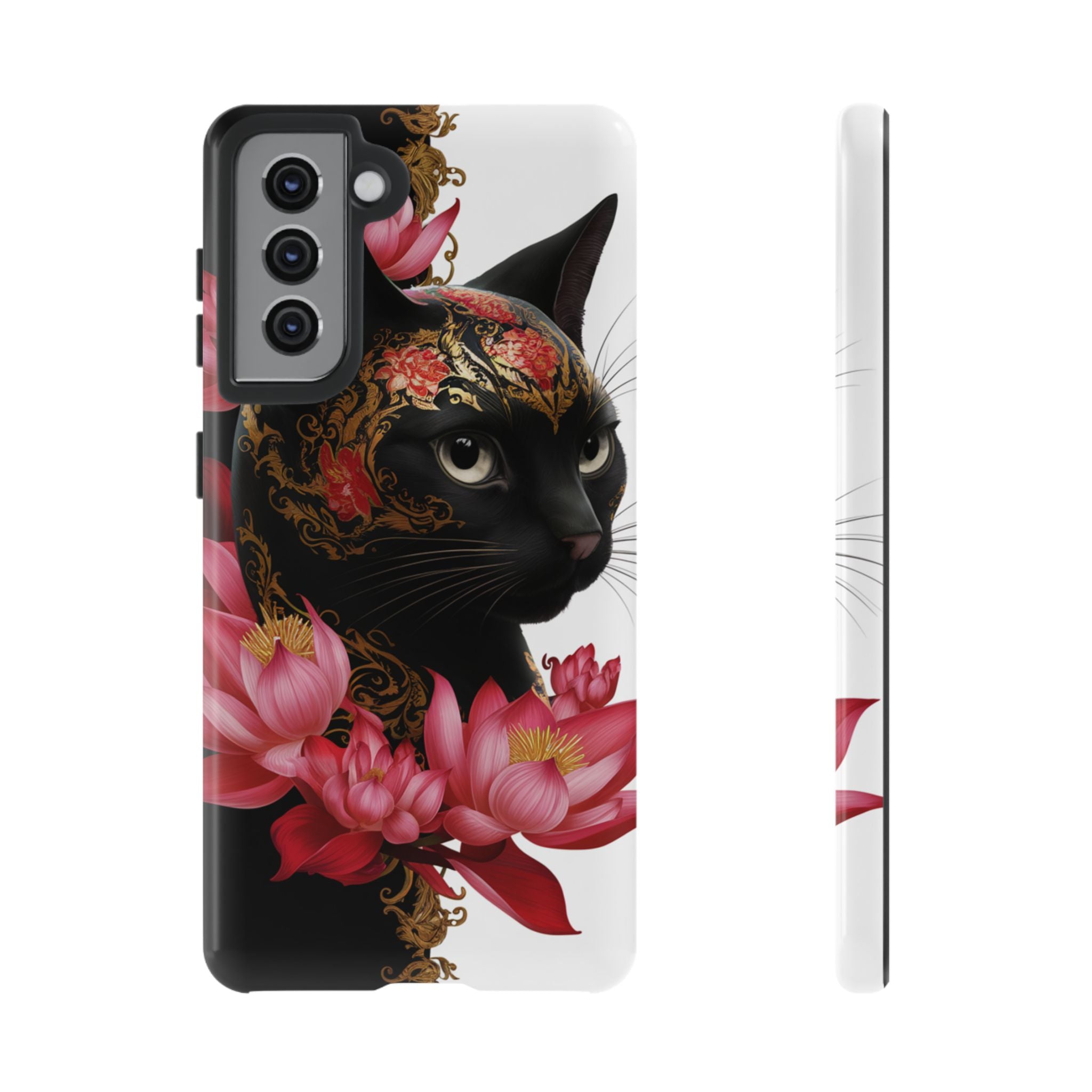 Yin & Yang Mystic Cat - Tough Guard Samsung Galaxy Case