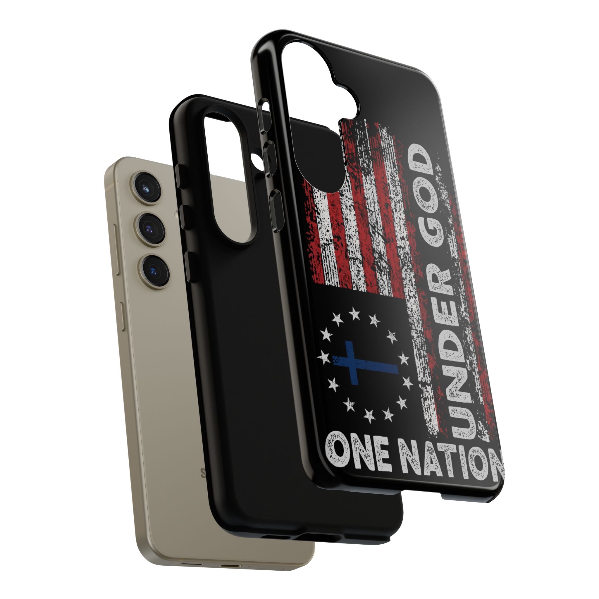 One Nation Under God American Flag - Tough Guard Samsung Galaxy Case