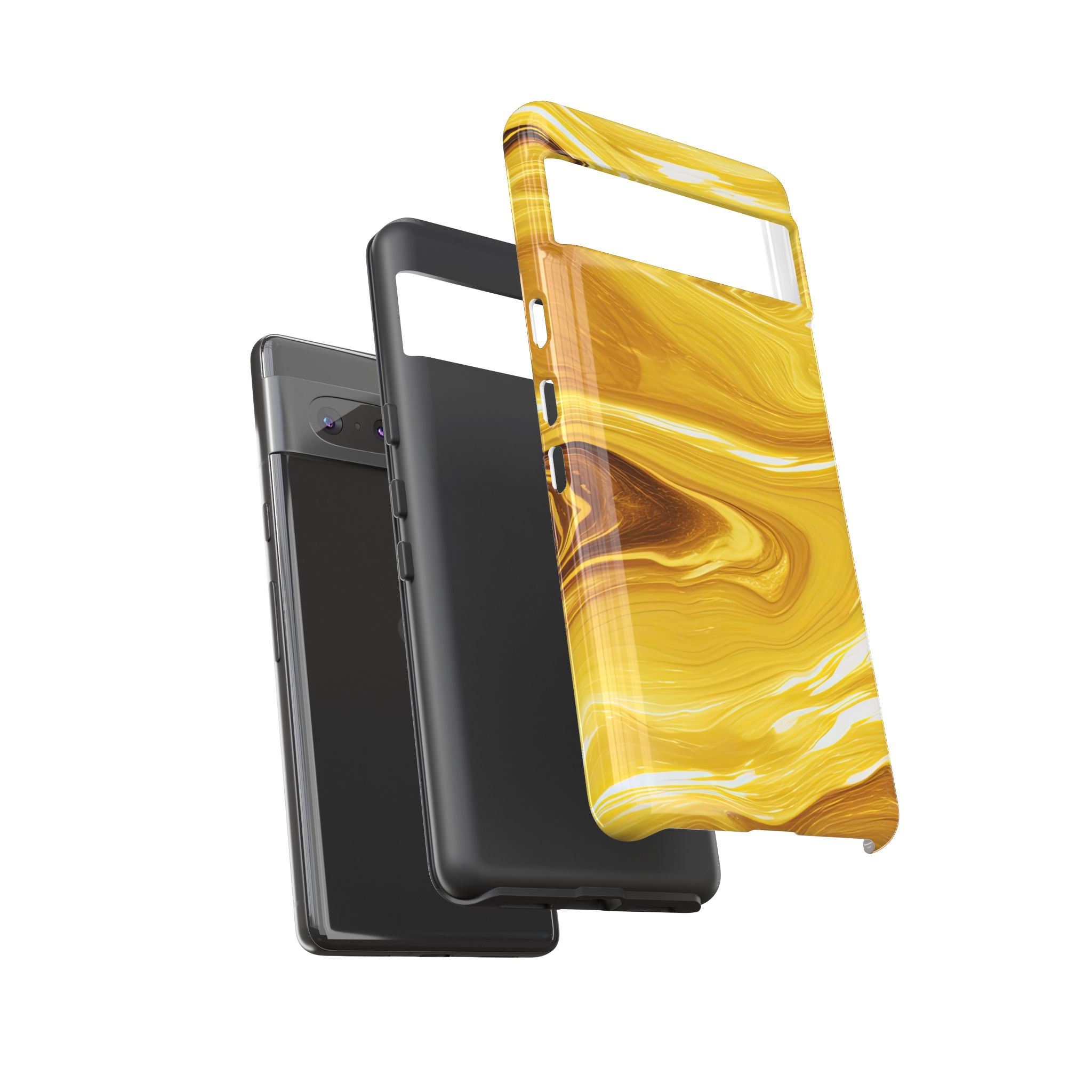 Golden Veil Marble - Tough Guard Google Pixel Case