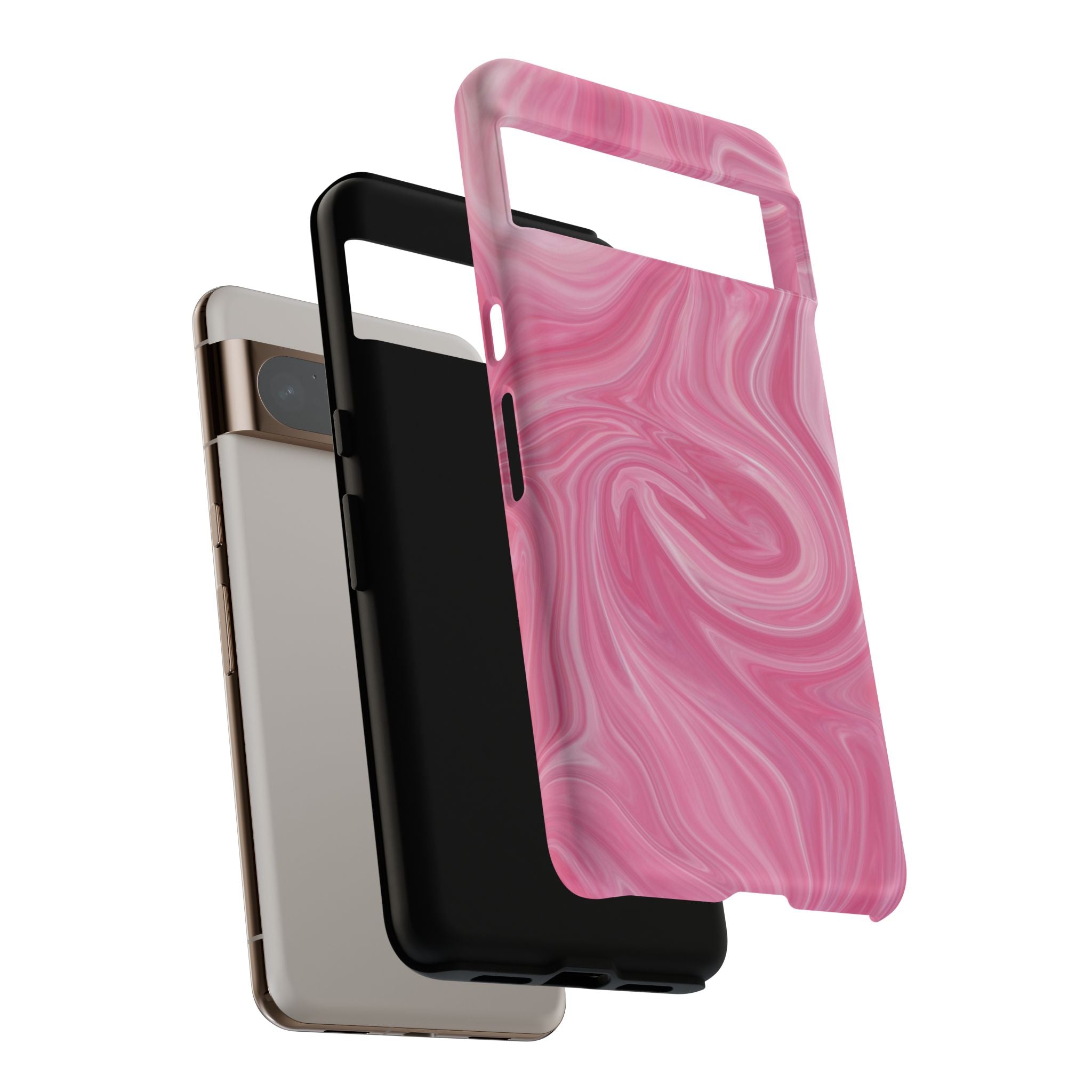 Pink Blush Marble - Tough Guard Google Pixel Case