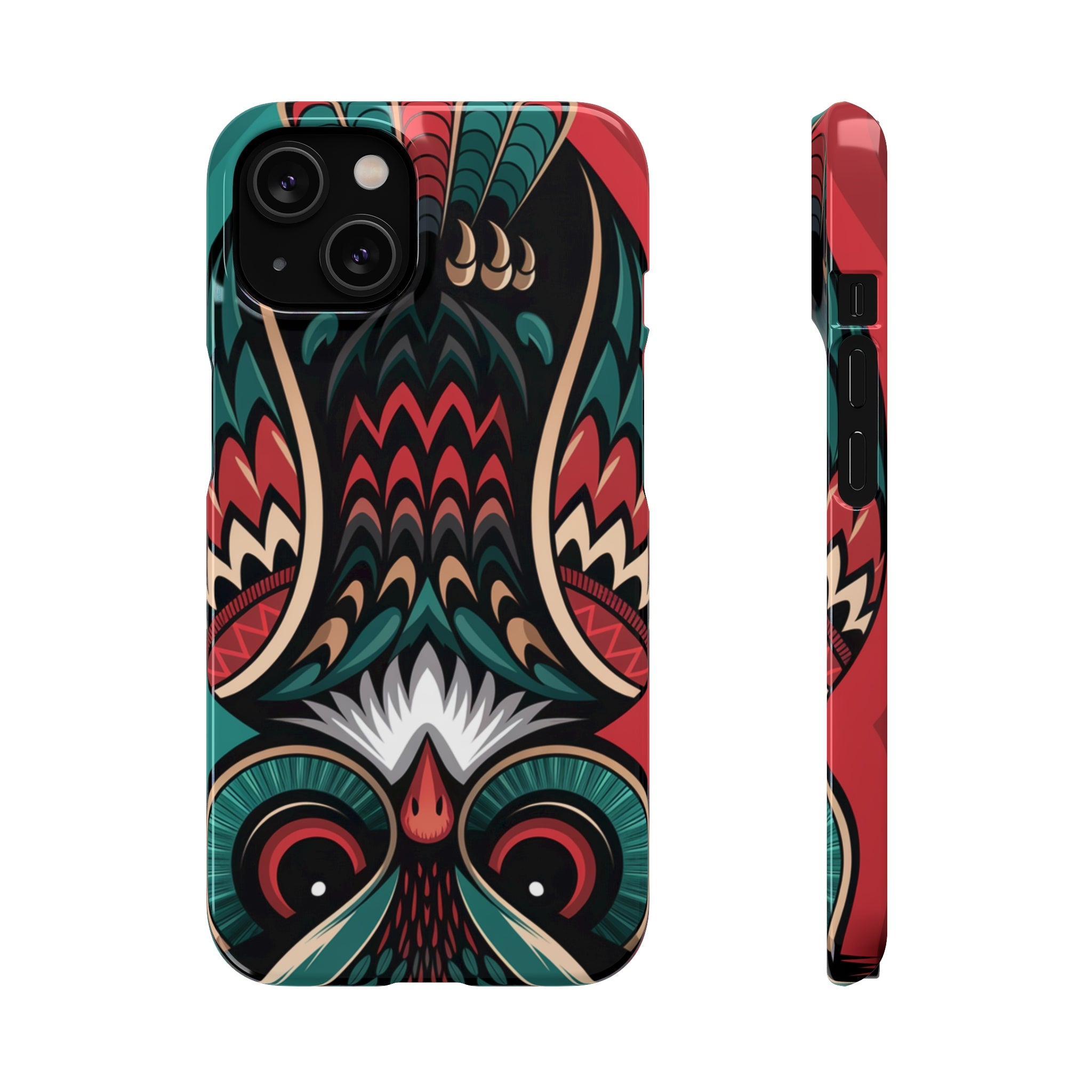 Majestic Haida Native American Owl - Snap Case Apple iPhone Case