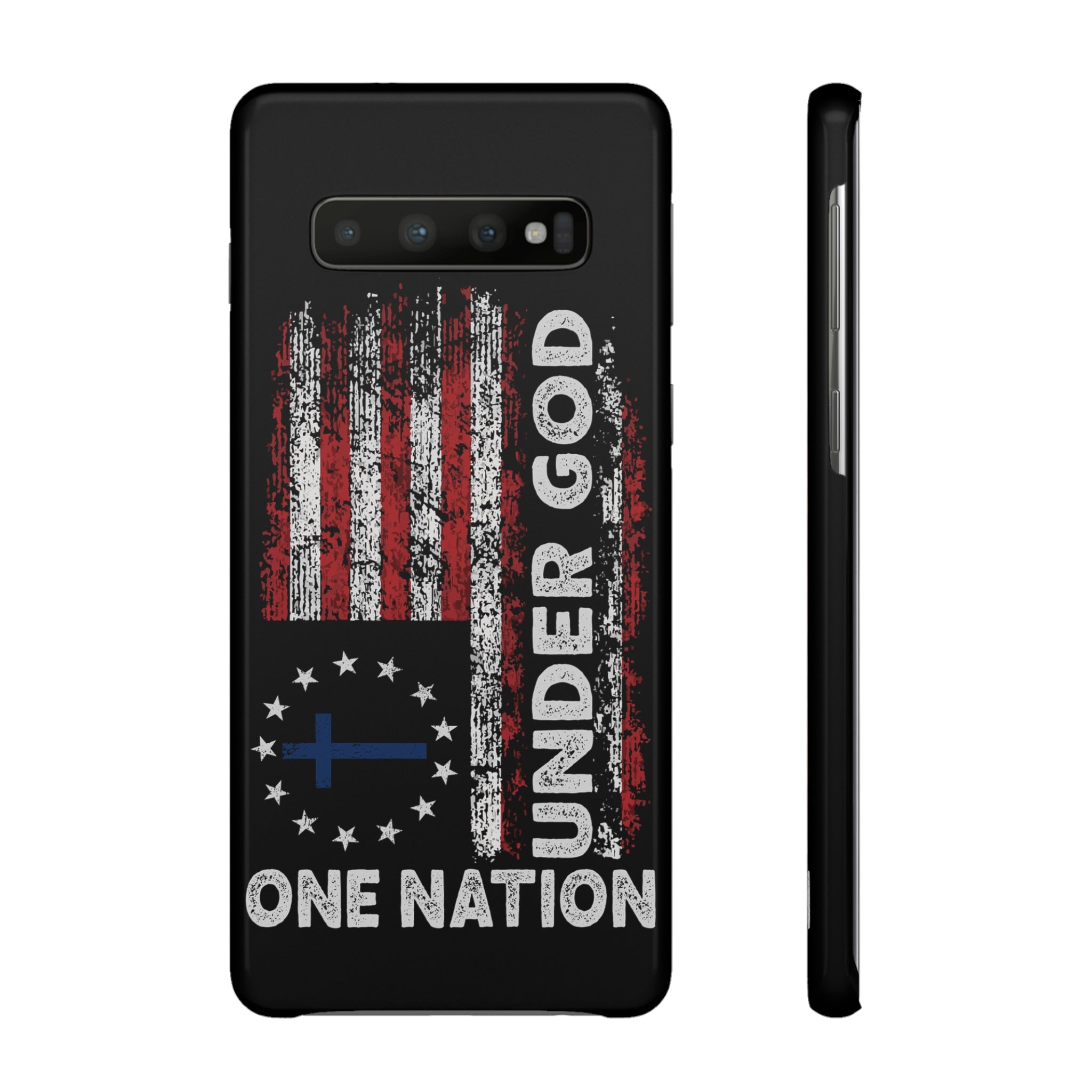 One Nation Under God American Flag - Snap Case Samsung Galaxy Case