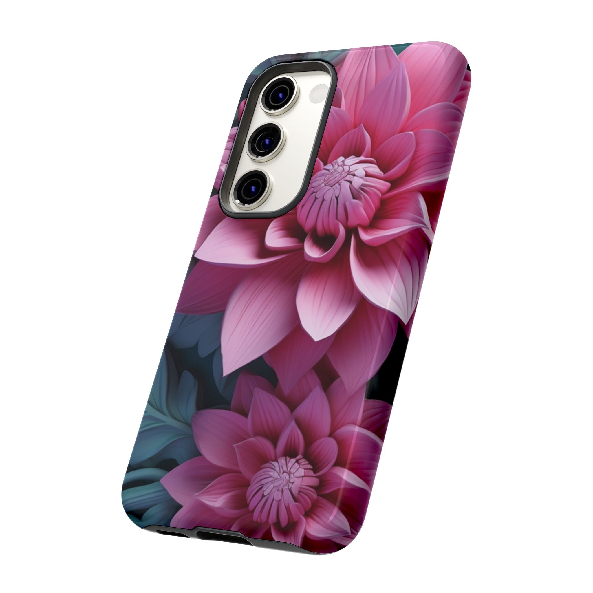 Tropical Pink Flower - Tough Guard Samsung Galaxy Case