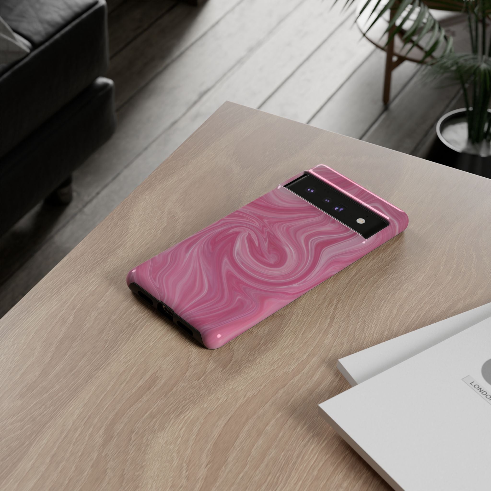 Pink Blush Marble - Tough Guard Google Pixel Case