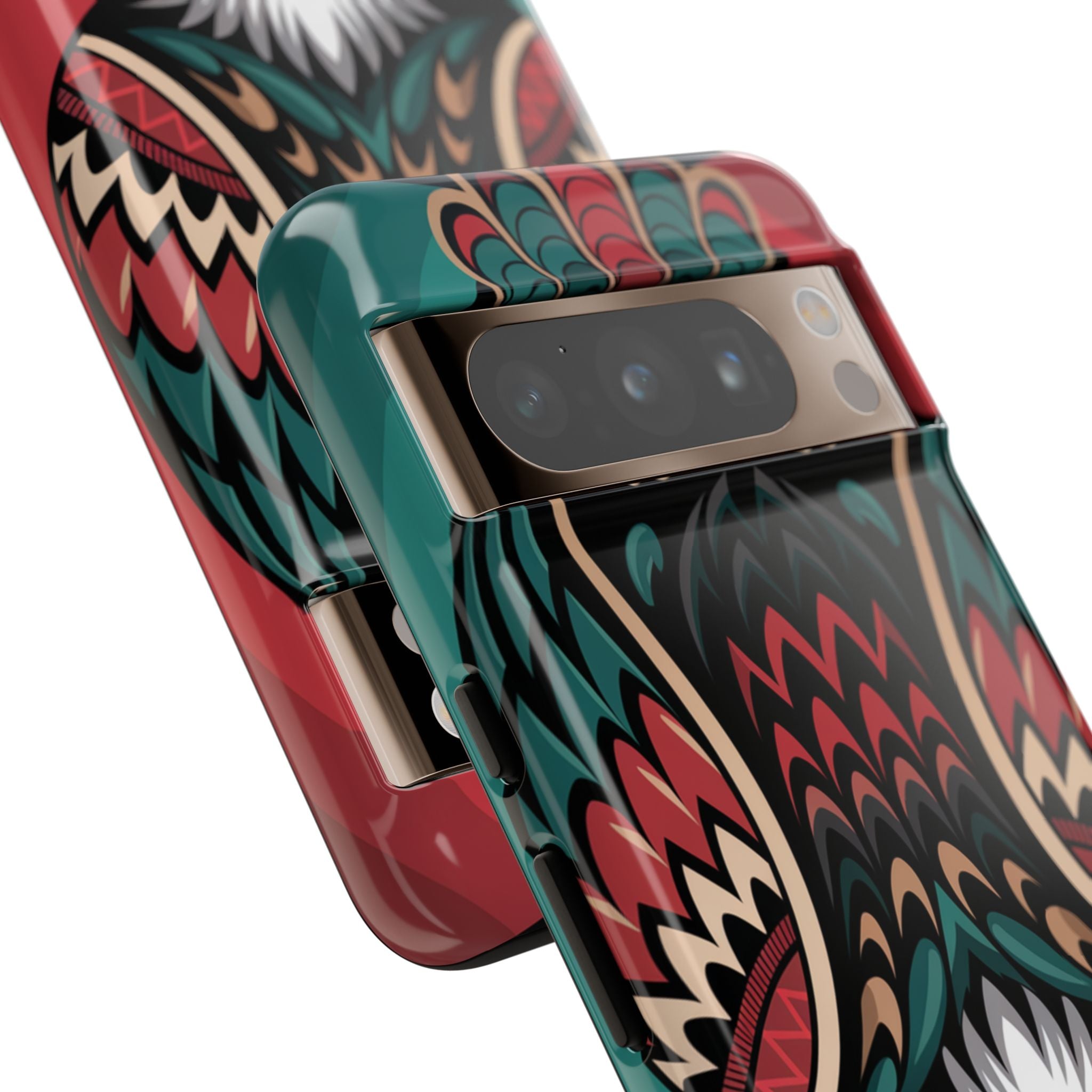 Majestic Haida Native American Owl - Tough Guard Google Pixel Case