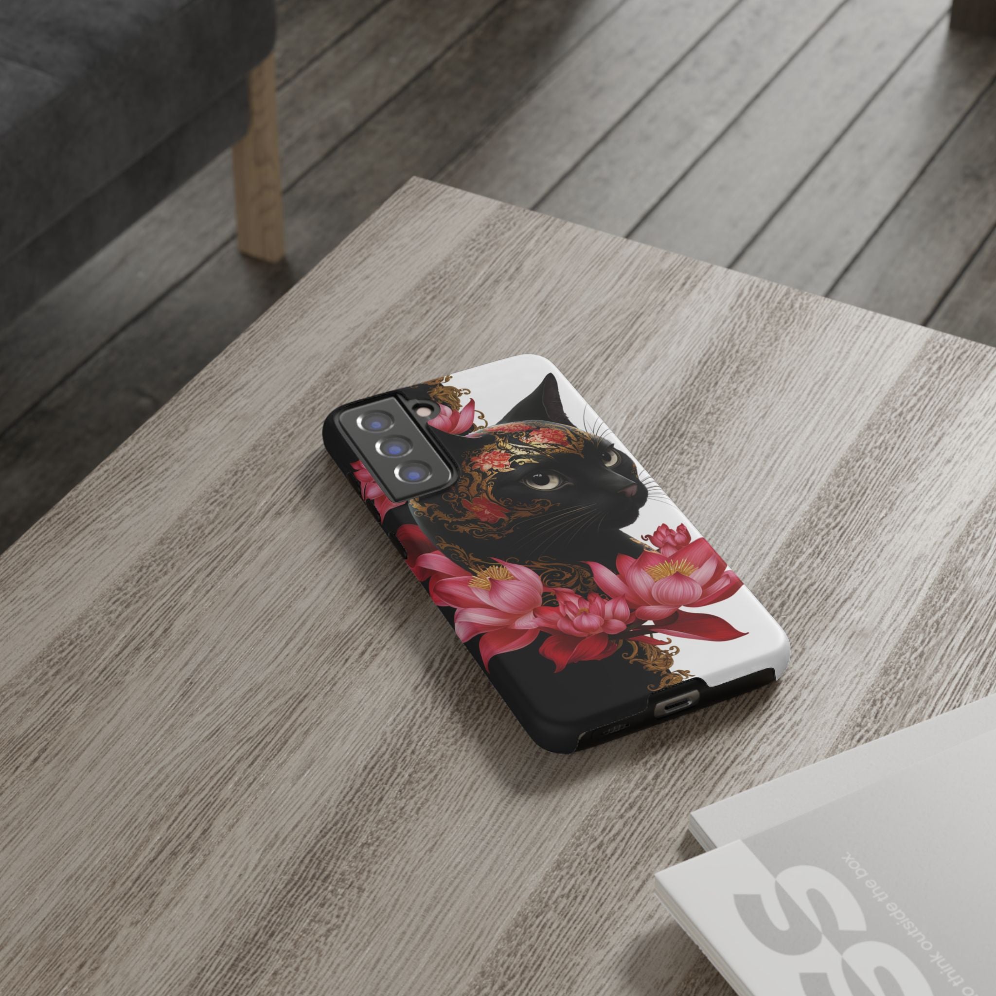 Yin & Yang Mystic Cat - Tough Guard Samsung Galaxy Case
