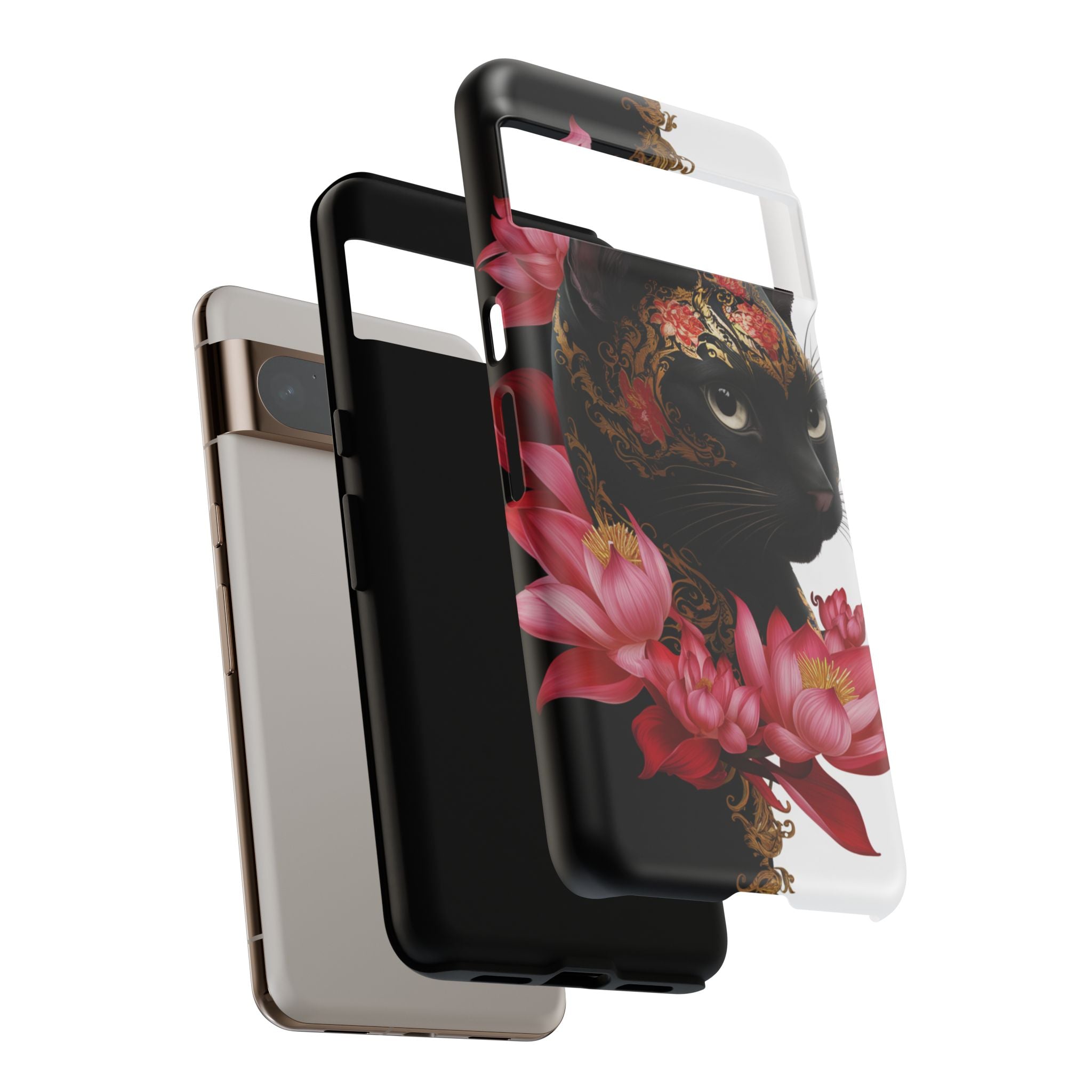 Yin & Yang Mystic Cat - Tough Guard Google Pixel Case