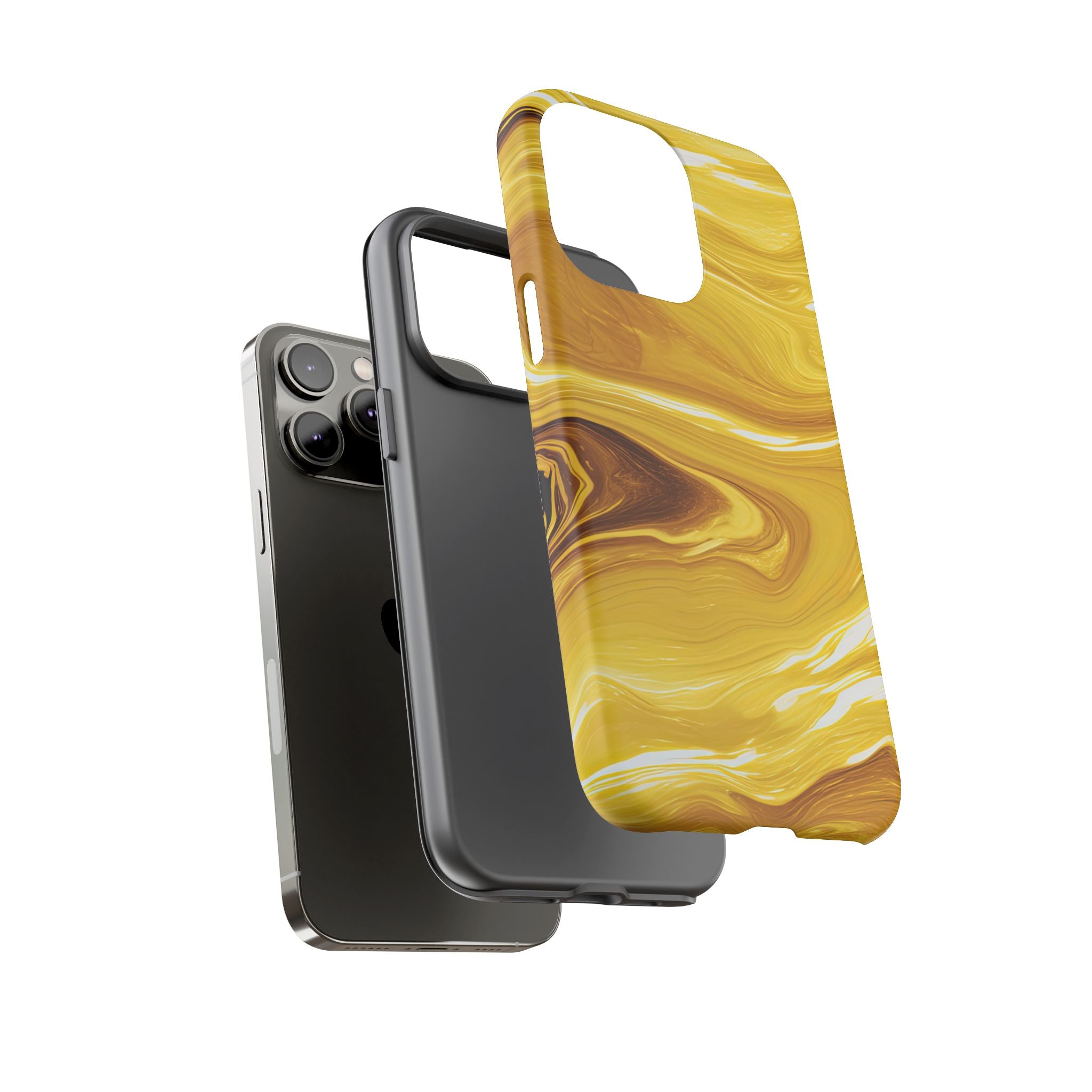 Golden Veil Marble - Tough Guard Apple iPhone Case