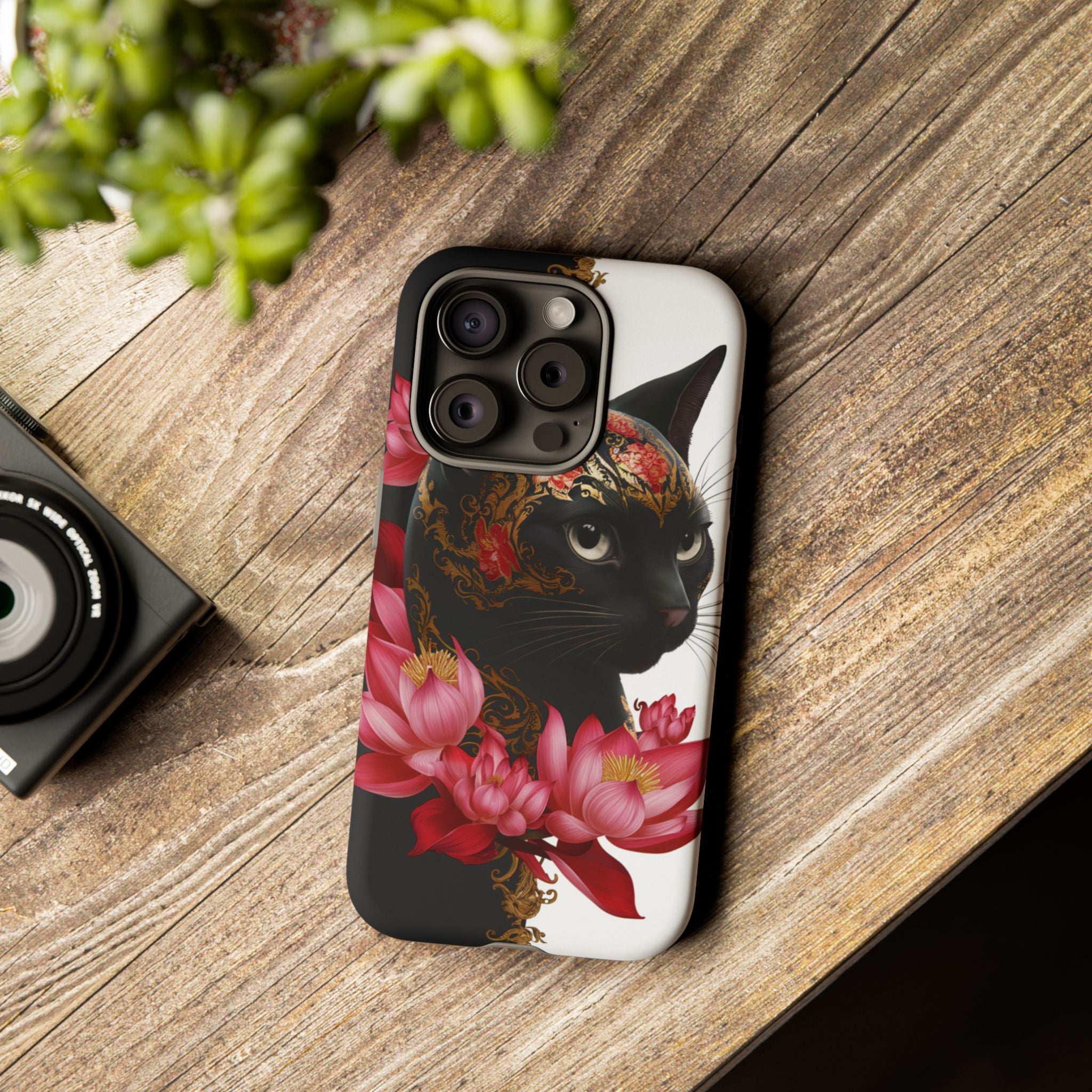 Yin & Yang Mystic Cat - Tough Guard Apple iPhone Case