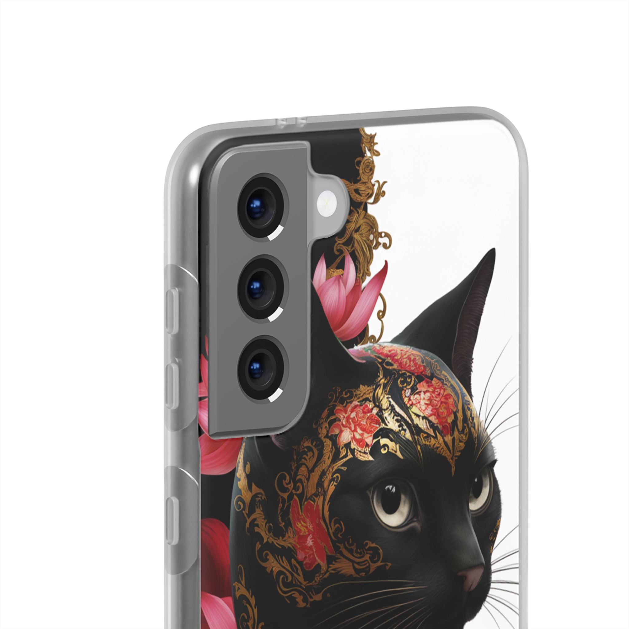 Yin & Yang Mystic Cat - Flexi Case Samsung Galaxy Case