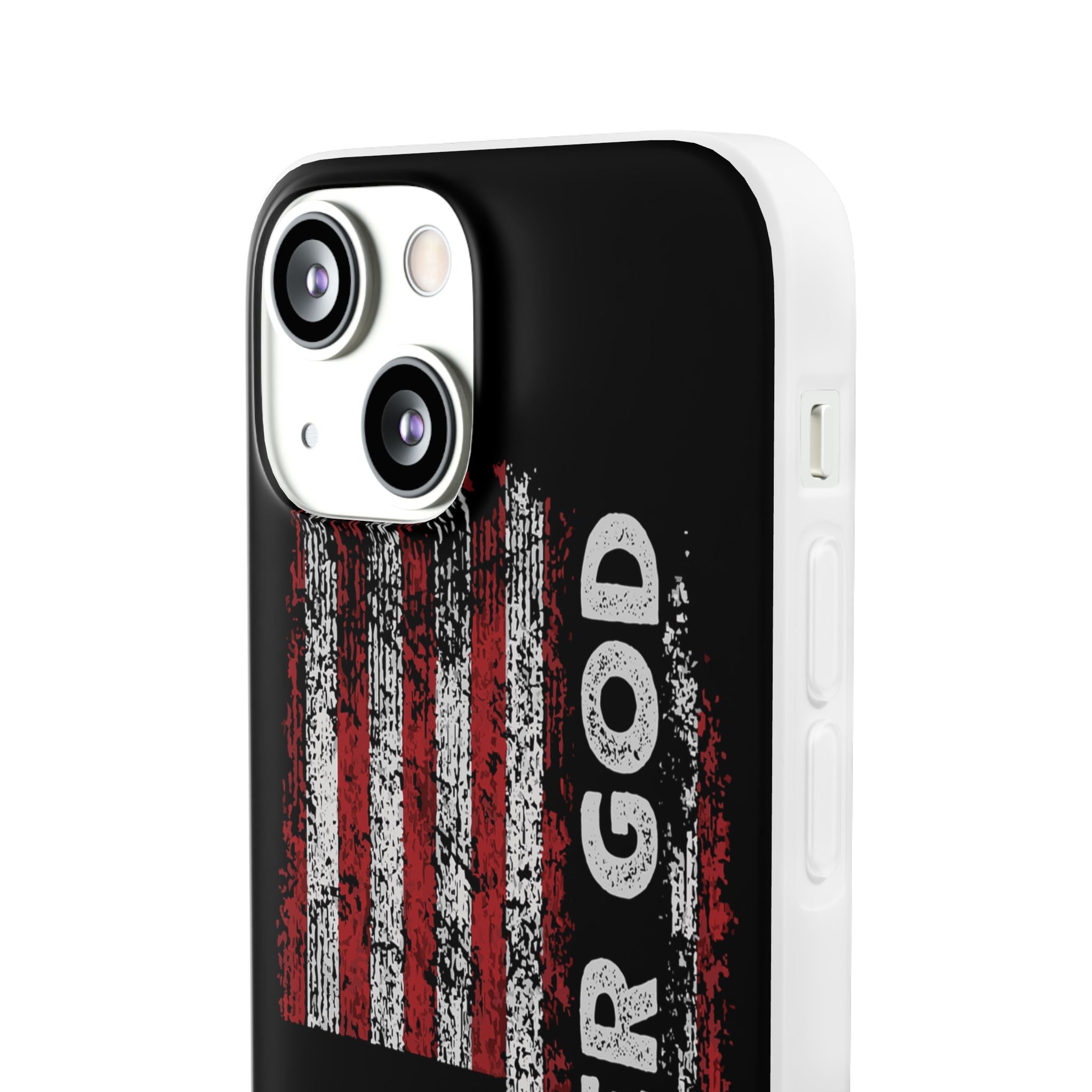 One Nation Under God American Flag - Flexi Case Apple iPhone Case