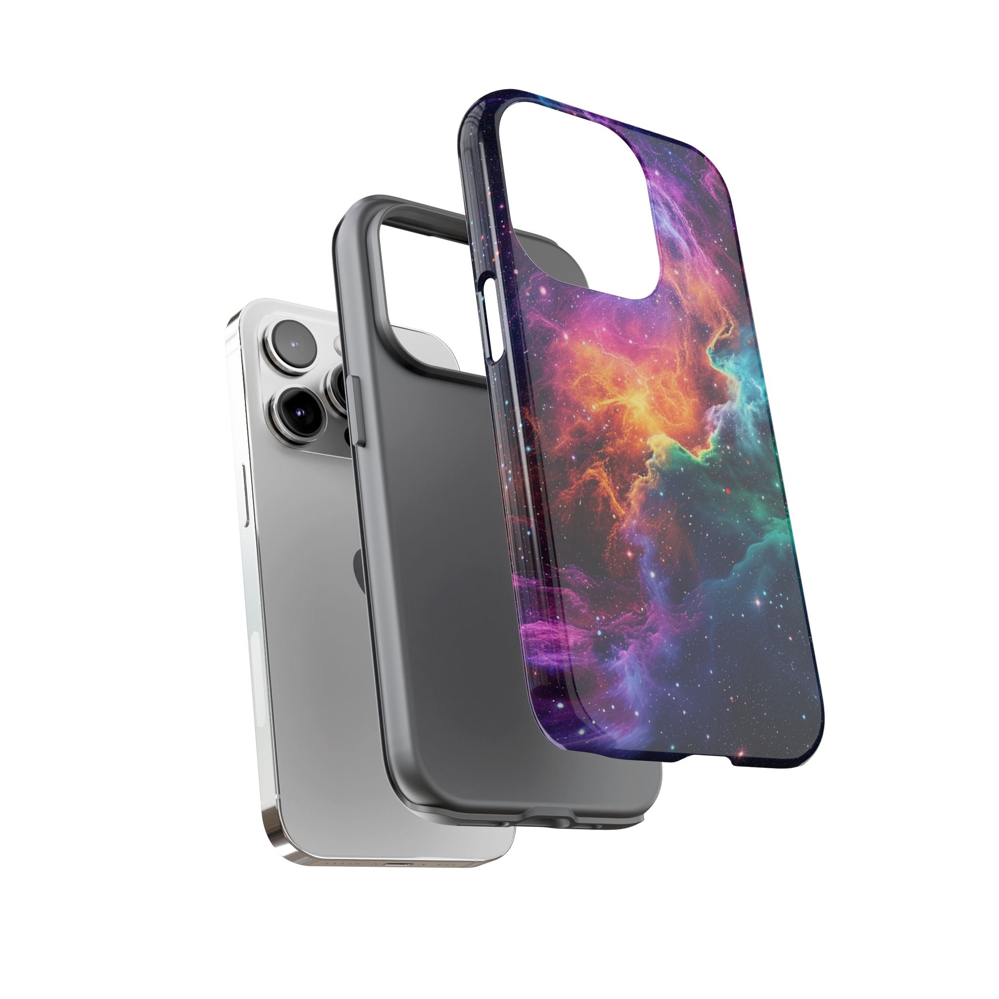Celestial Aurora Galaxy - Tough Guard Apple iPhone Case